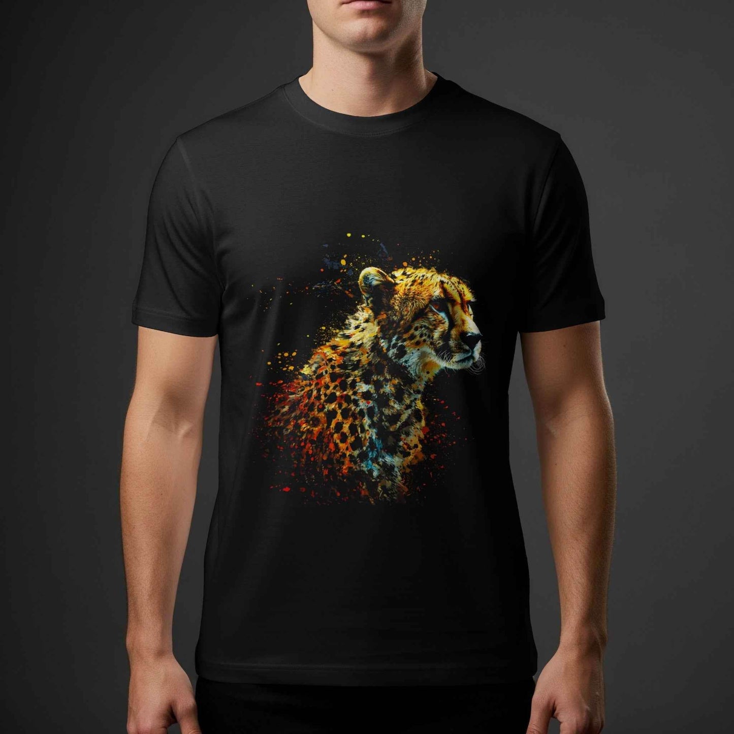 Animals Detailed Tiger Face Abstract Halftoned T-Shirt Designs - halftone PNG for T-shirts – Sue Opperman Halftones