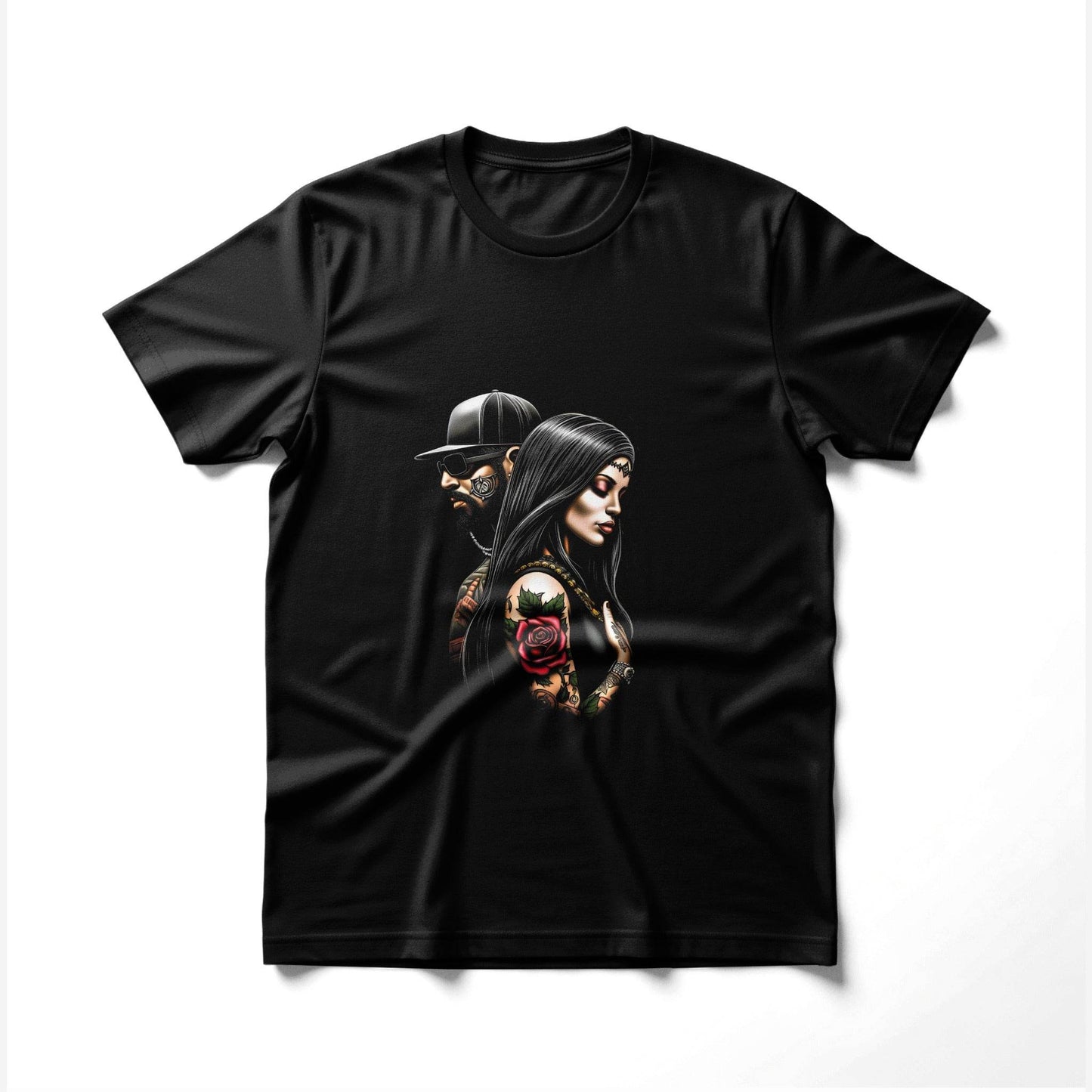 Glamour Couple Artistic Design Halftoned T-Shirt Design - halftone PNG for T-shirts β Sue Opperman Halftones