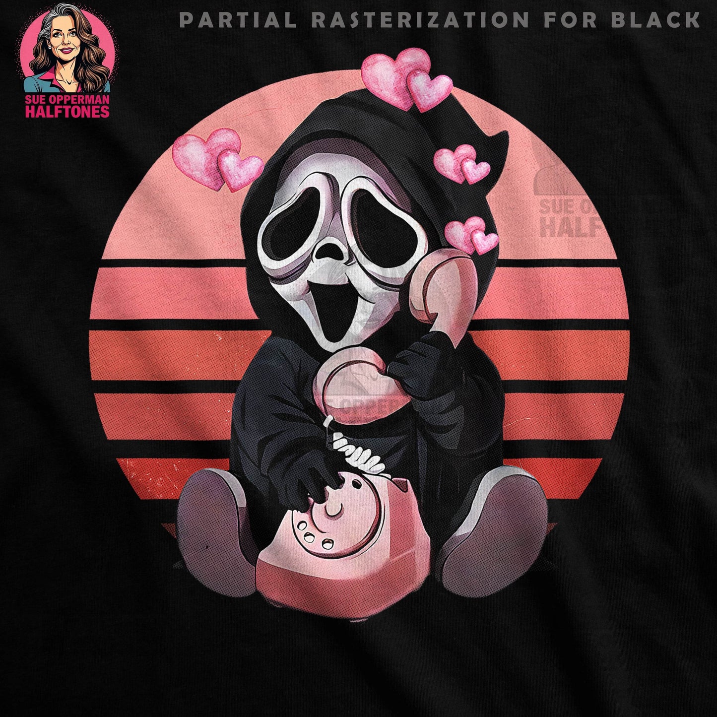 Valentines Halftone T-Shirt Design - halftone PNG for T-shirts – Sue Opperman Halftones