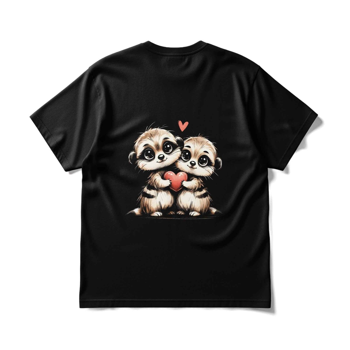 Valentine Cute Animals Holding Heart Halftone T-Shirt Design - halftone PNG for T-shirts – Sue Opperman Halftones