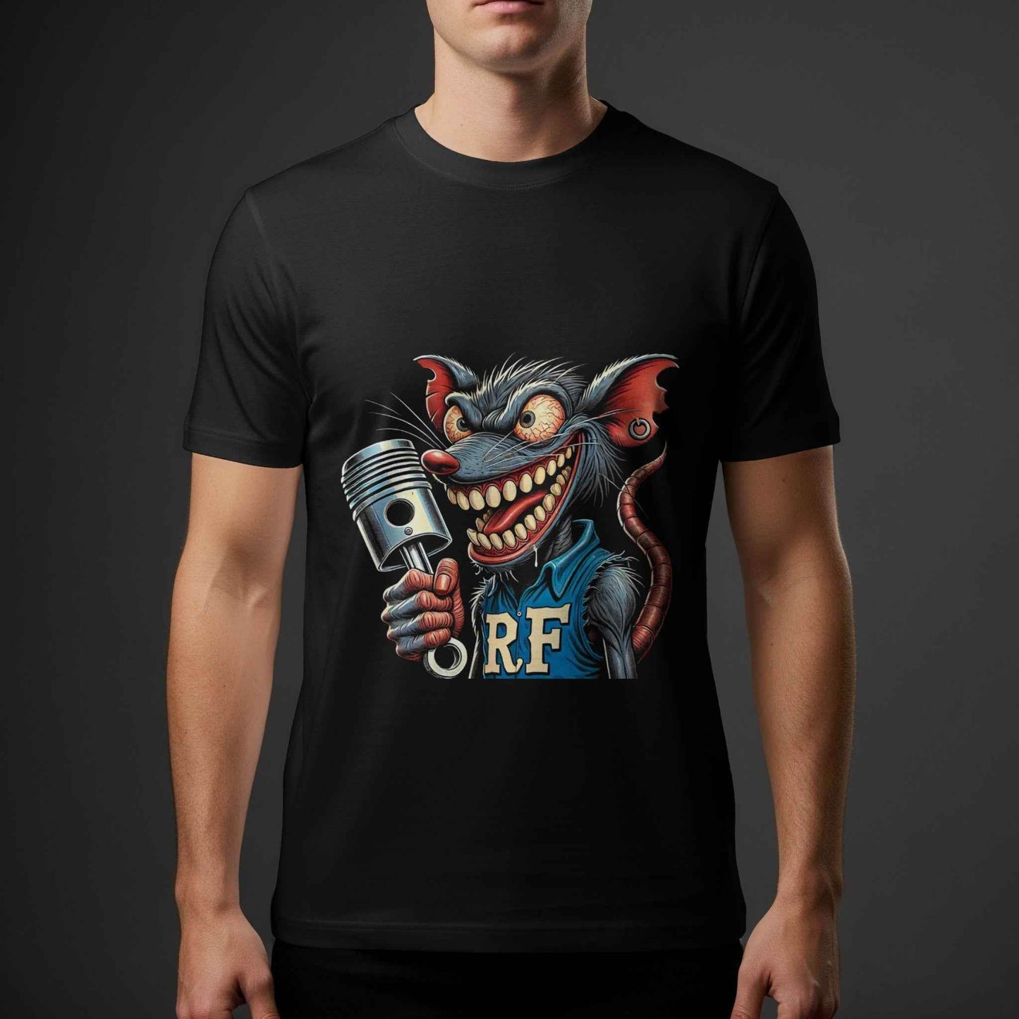 Animals Rat Fink Inspired Character Halftone T-Shirt Design - halftone PNG for T-shirts – Sue Opperman Halftones