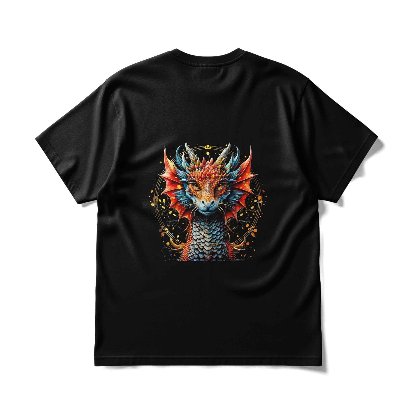 Fantasy Dragon Detailed Halftone Digital Halftoned T-Shirt Design - halftone PNG for T-shirts – Sue Opperman Halftones
