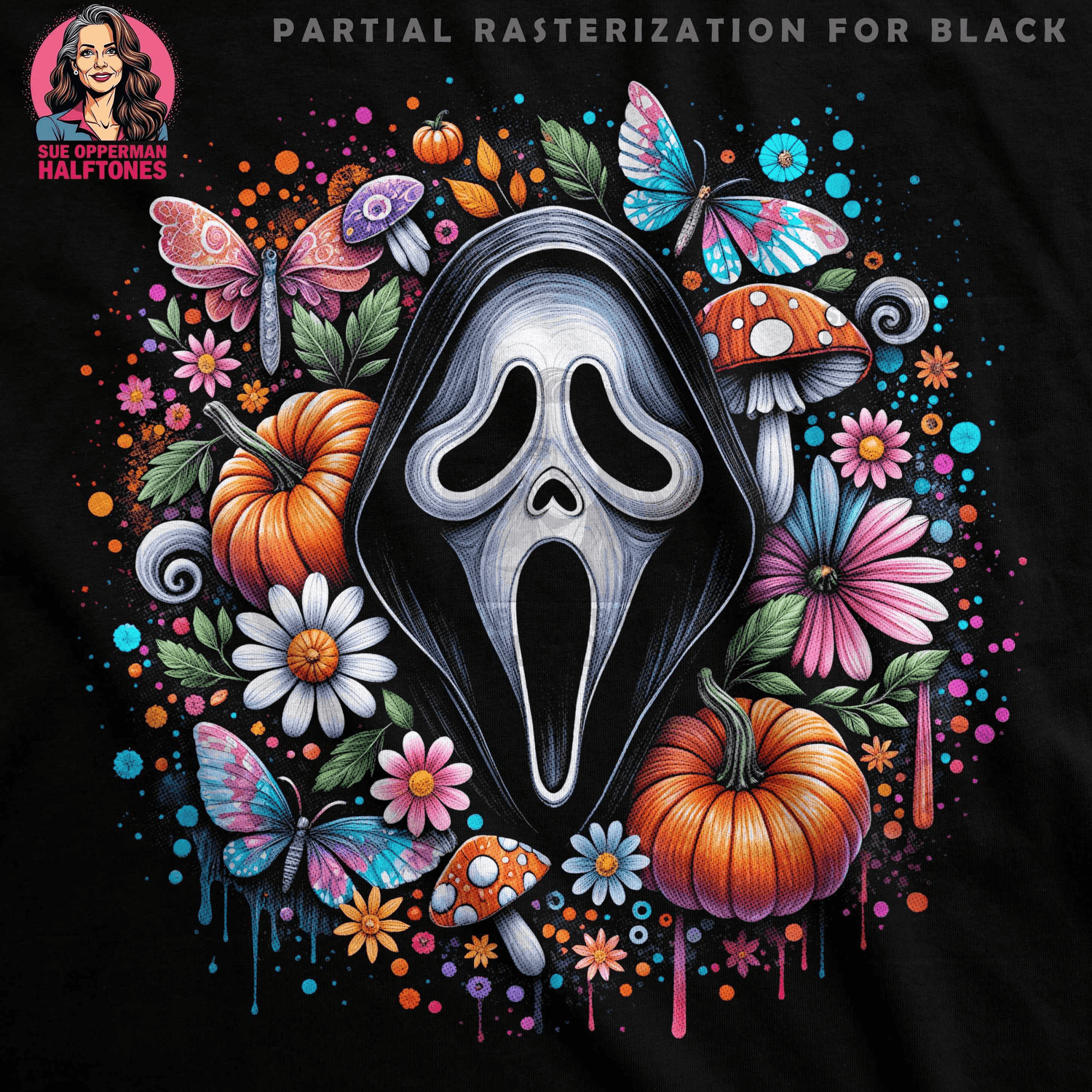 Halloween & Thanks Giving - halftone PNG for T-shirts – Sue Opperman Halftones