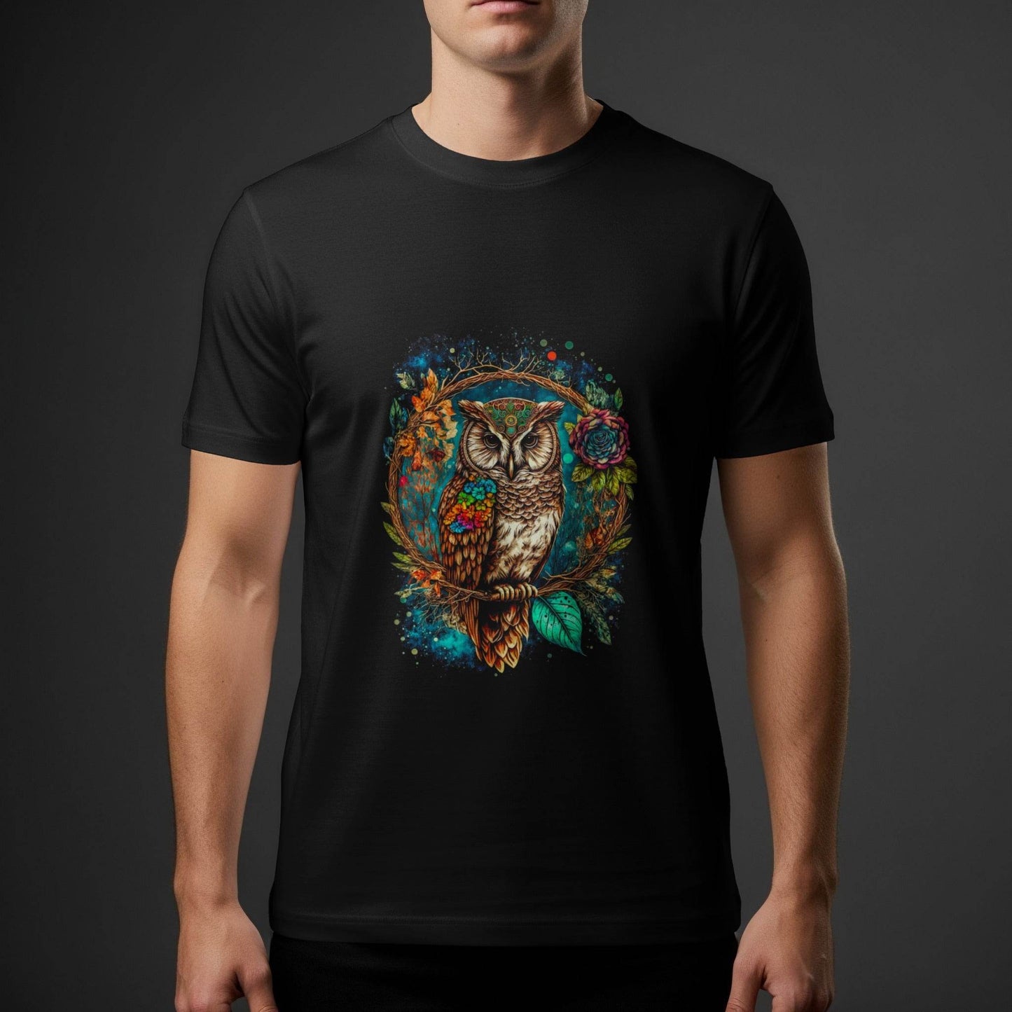 Fantasy Dream Owl Halftone T-Shirt Design - halftone PNG for T-shirts – Sue Opperman Halftones