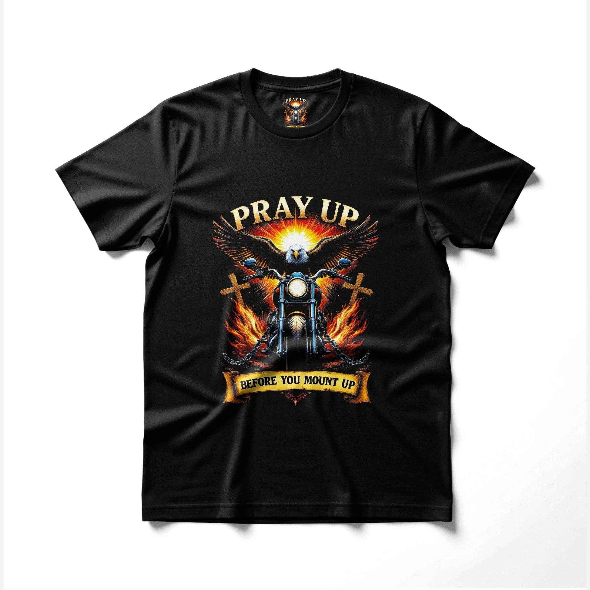 Pray Up Motorcycle Halftone T-Shirt Design - halftone PNG for T-shirts – Sue Opperman Halftones