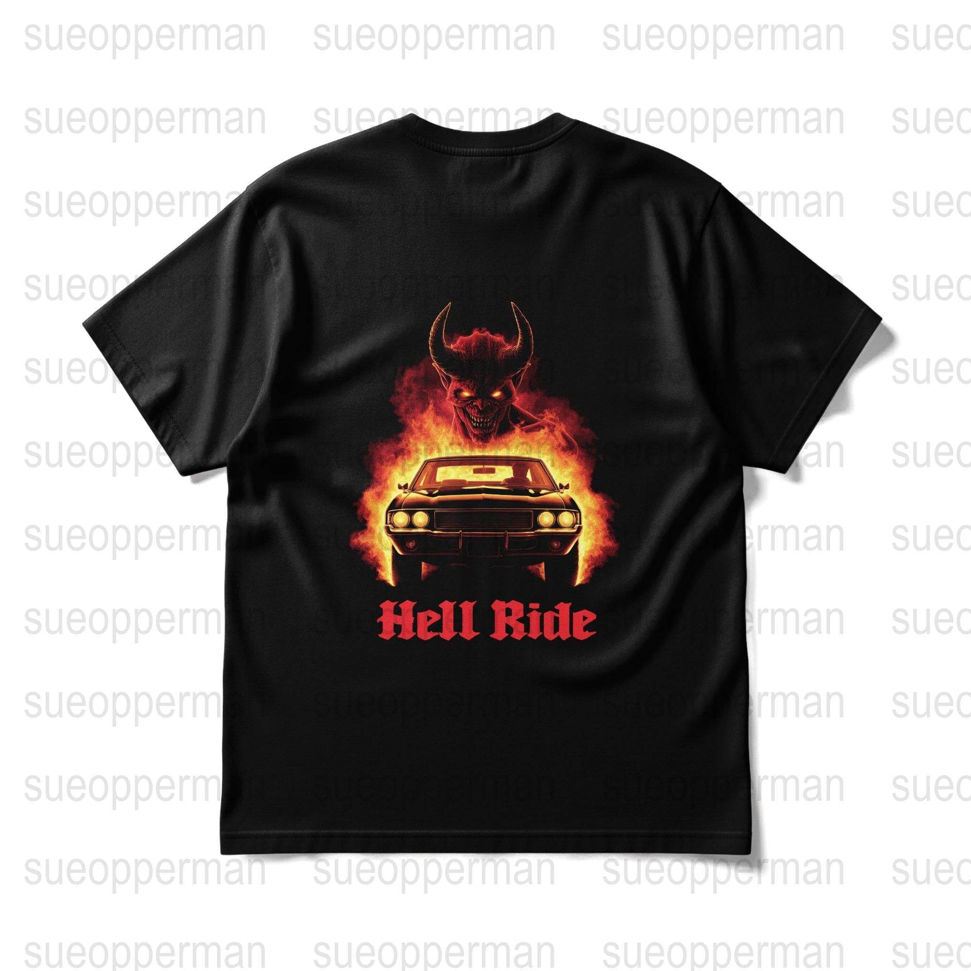 Car From Hell Halftone T-Shirt Design Digital - halftone PNG for T-shirts – Sue Opperman Halftones