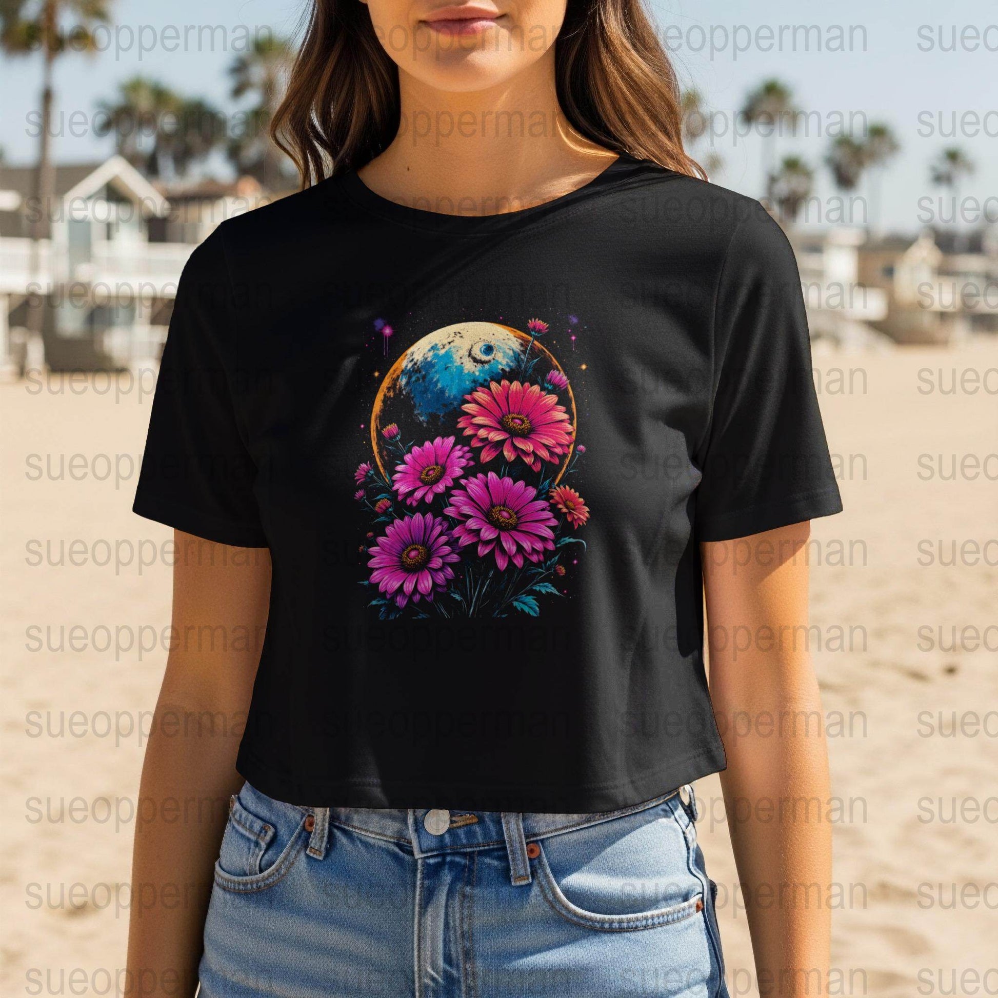 Flowers Garden Halftone T-Shirt Design Digital - halftone PNG for T-shirts – Sue Opperman Halftones