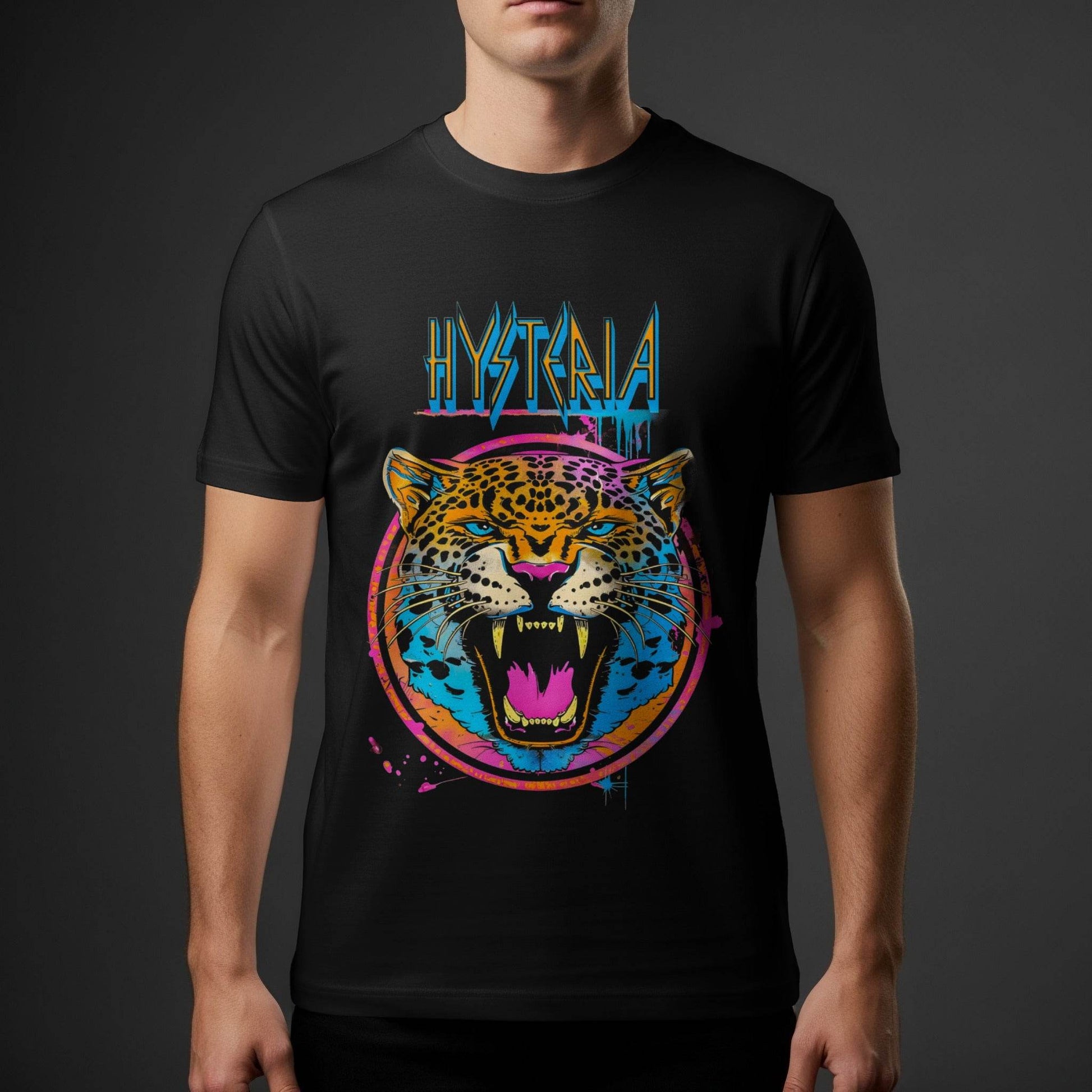 Hysteria Jaguar Illustration Halftone T-Shirt Design - halftone PNG for T-shirts – Sue Opperman Halftones