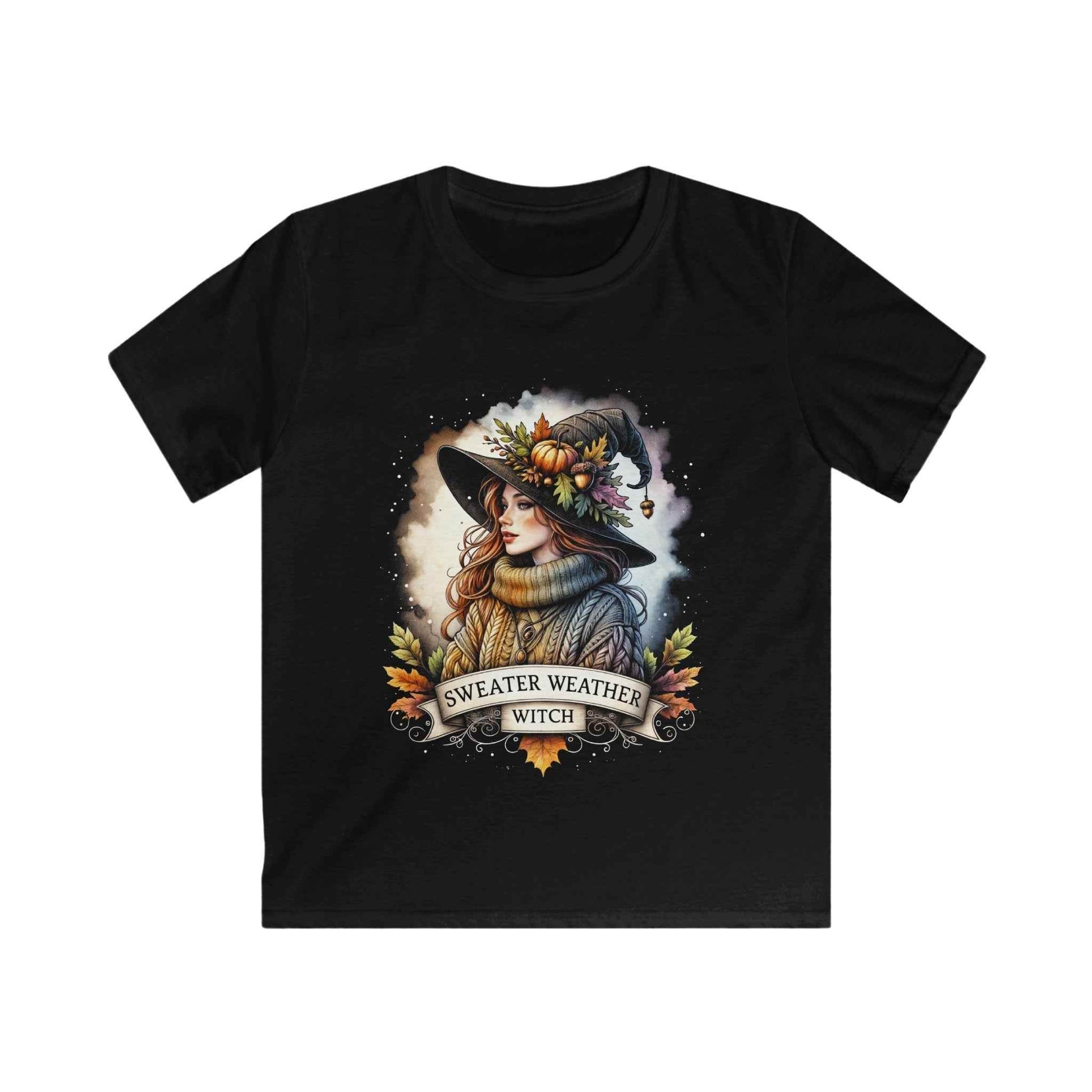 Sweater Weather Witch Halftone T-Shirt Design - halftone PNG for T-shirts – Sue Opperman Halftones