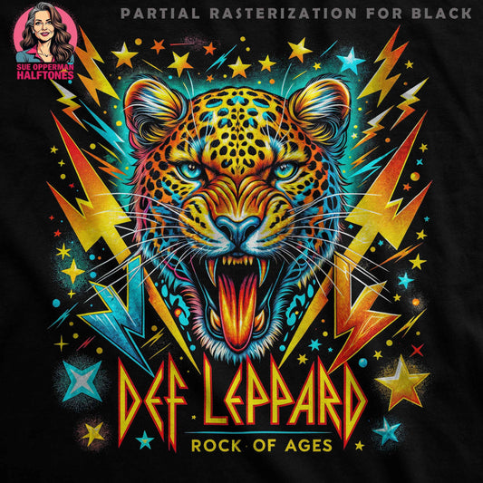 Music Animal Rock Band Halftone T-Shirt Design - halftone PNG for T-shirts – Sue Opperman Halftones