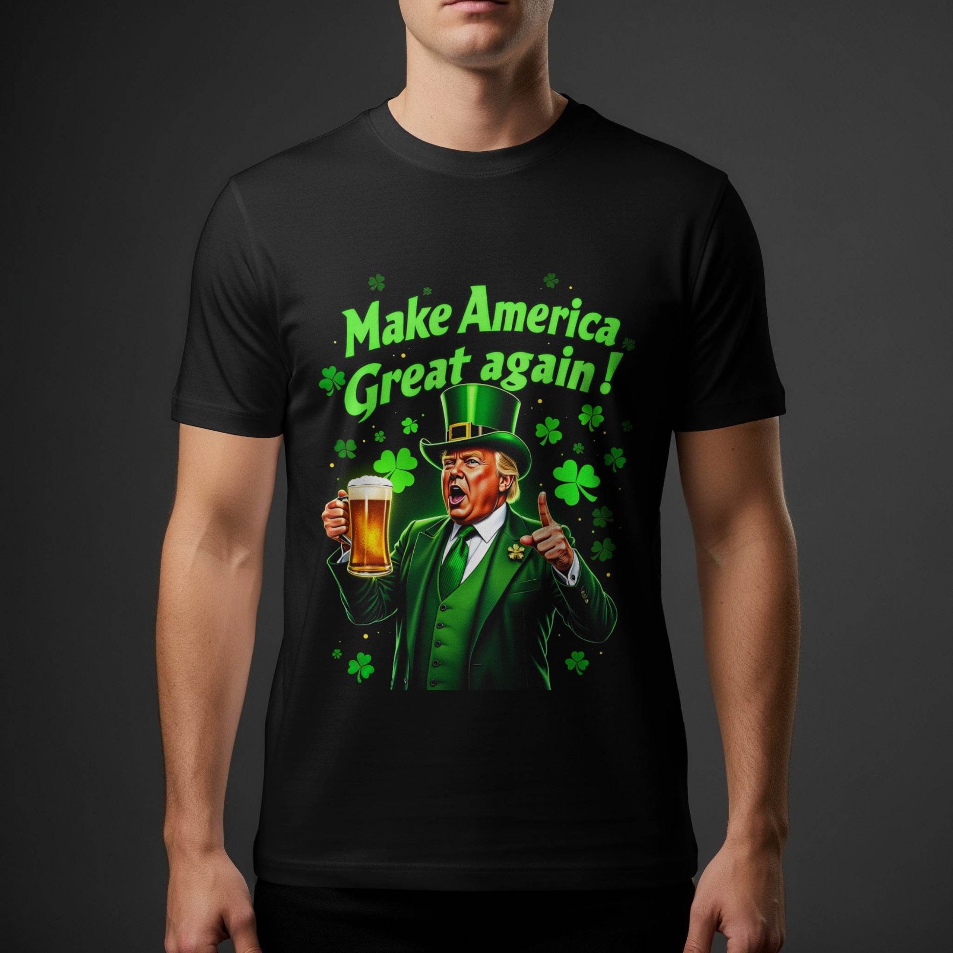 St Patricks Day President Halftone T-Shirt Design - halftone PNG for T-shirts – Sue Opperman Halftones