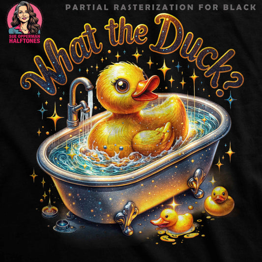 Rubber Duck In Tub Halftone T-Shirt Design Digital - halftone PNG for T-shirts – Sue Opperman Halftones