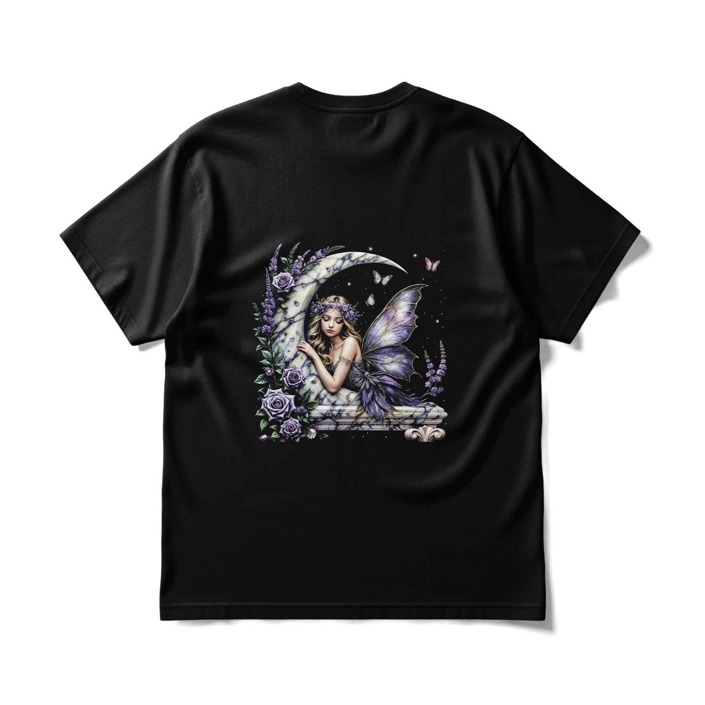 Whimsical Moon Fairy Sue Opperman Halftoned T-Shirt Design - halftone PNG for T-shirts – Sue Opperman Halftones