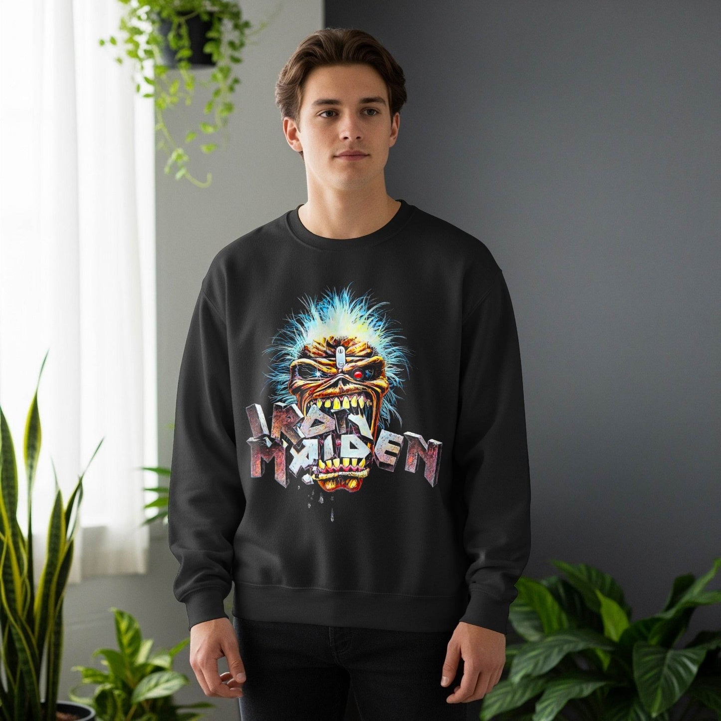 Music Skull Iron Maiden Theme Halftone T-Shirt Design - halftone PNG for T-shirts – Sue Opperman Halftones