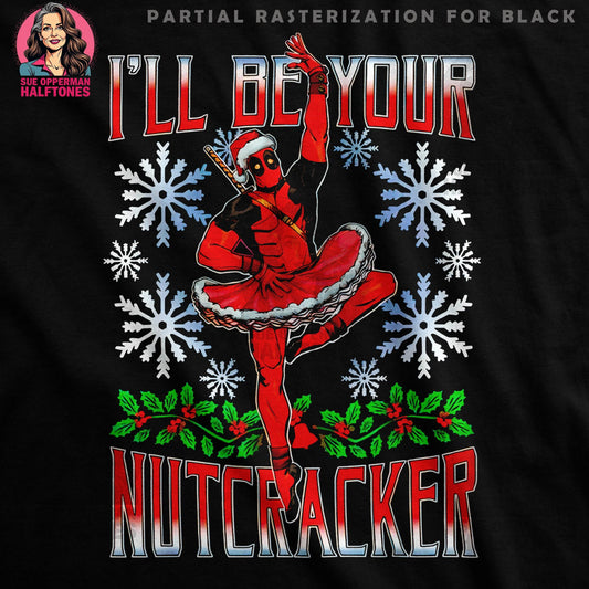 Nutcracker Christmas Halftone T-Shirt Design - halftone PNG for T-shirts – Sue Opperman Halftones