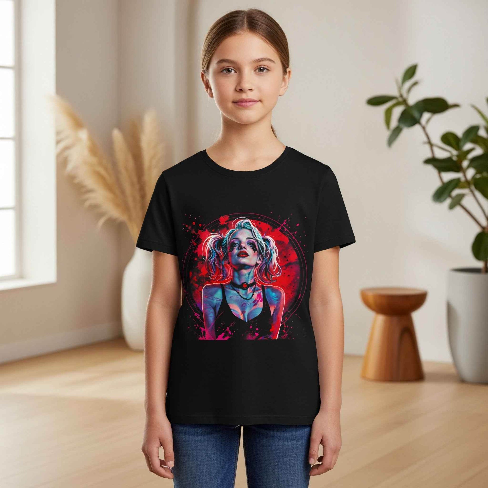 Harley Quinn Halftone T-Shirt Design - halftone PNG for T-shirts – Sue Opperman Halftones