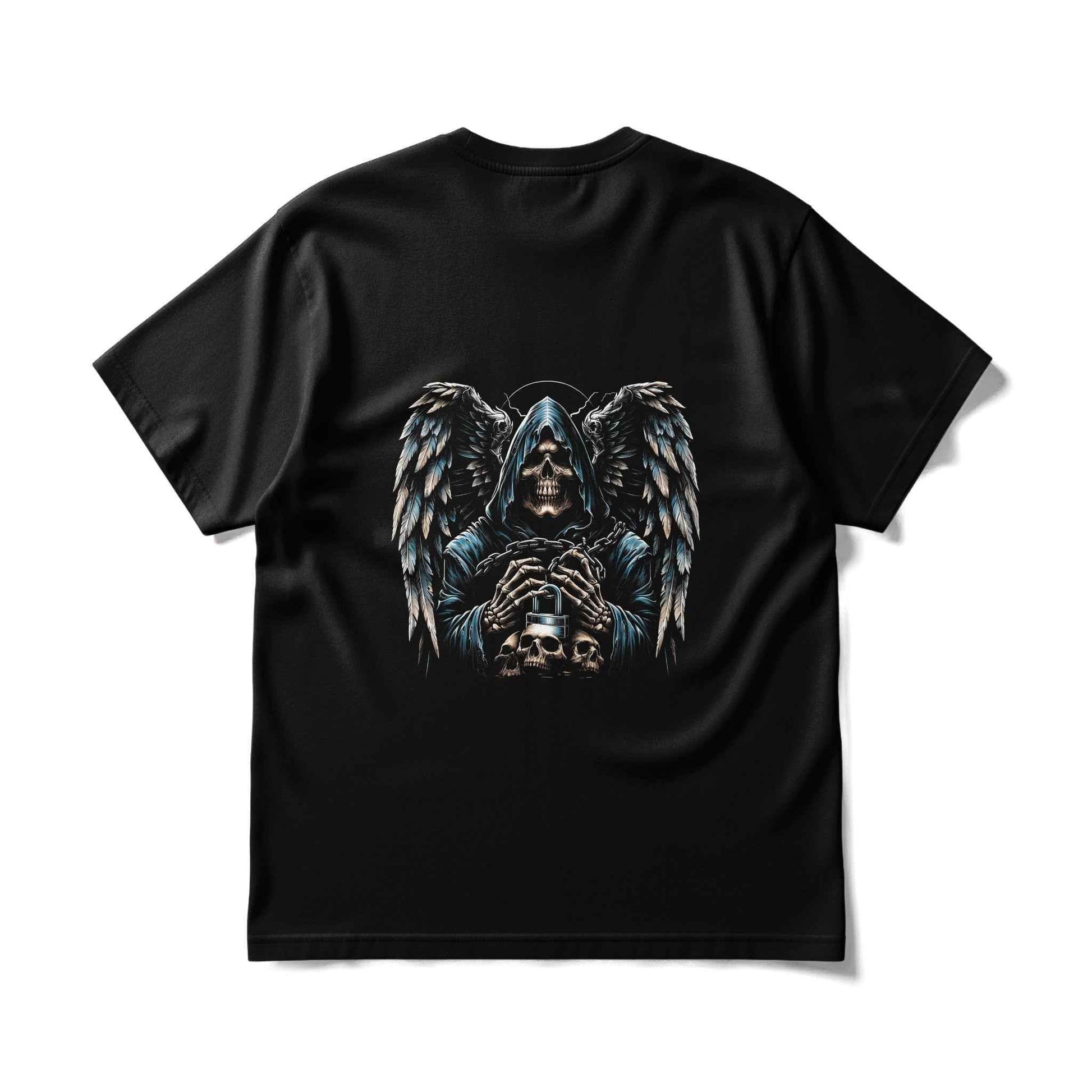 Gothic Grim Reaper Angel Halftone T-Shirt Design - halftone PNG for T-shirts – Sue Opperman Halftones