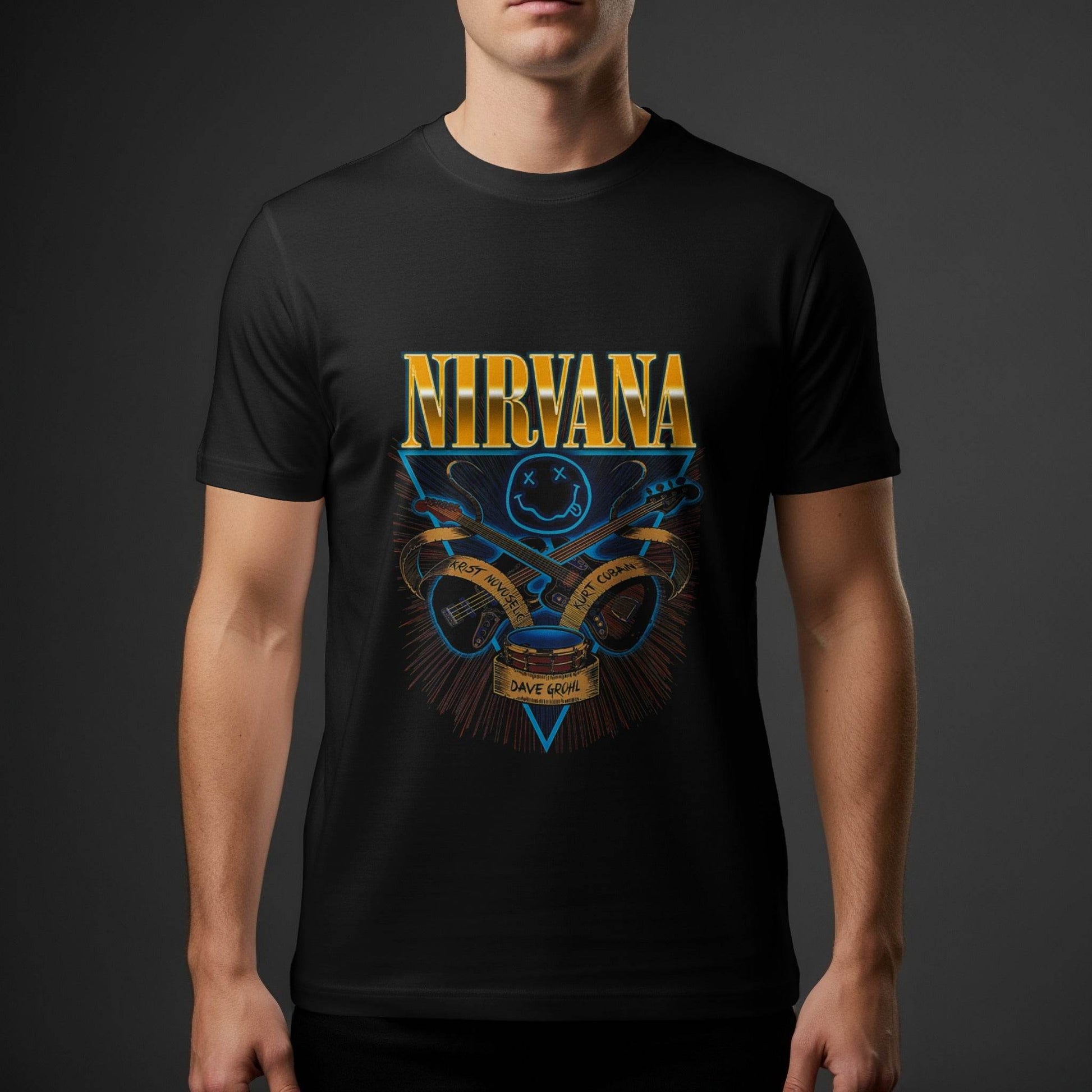 Nirvana Band Music Halftone T-Shirt Design - halftone PNG for T-shirts – Sue Opperman Halftones