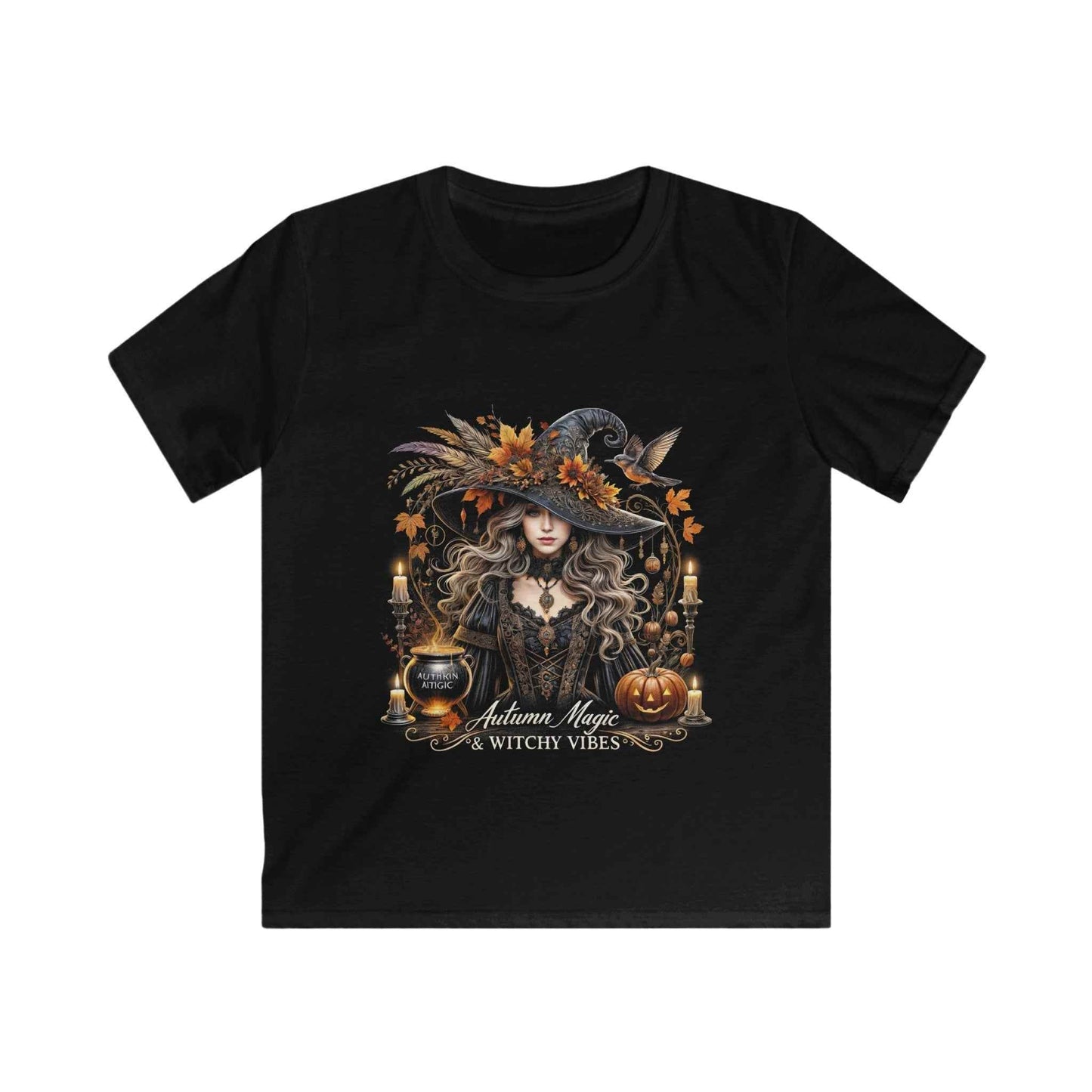 Halloween Autumn Witchcraft Halftone T-Shirt Design - halftone PNG for T-shirts – Sue Opperman Halftones
