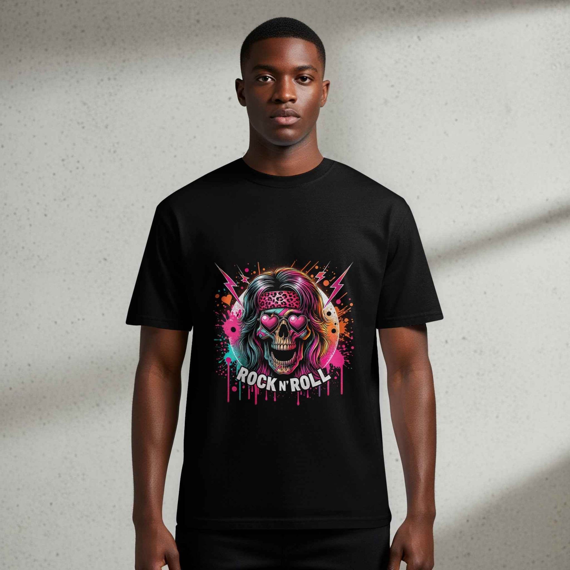 Rock and Roll Skull Halftone T-Shirt Design - halftone PNG for T-shirts – Sue Opperman Halftones