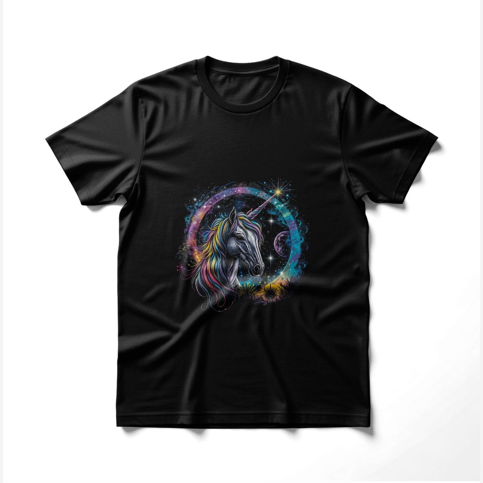 Unicorn With Planet Halftone T-Shirt Design Digital - halftone PNG for T-shirts – Sue Opperman Halftones