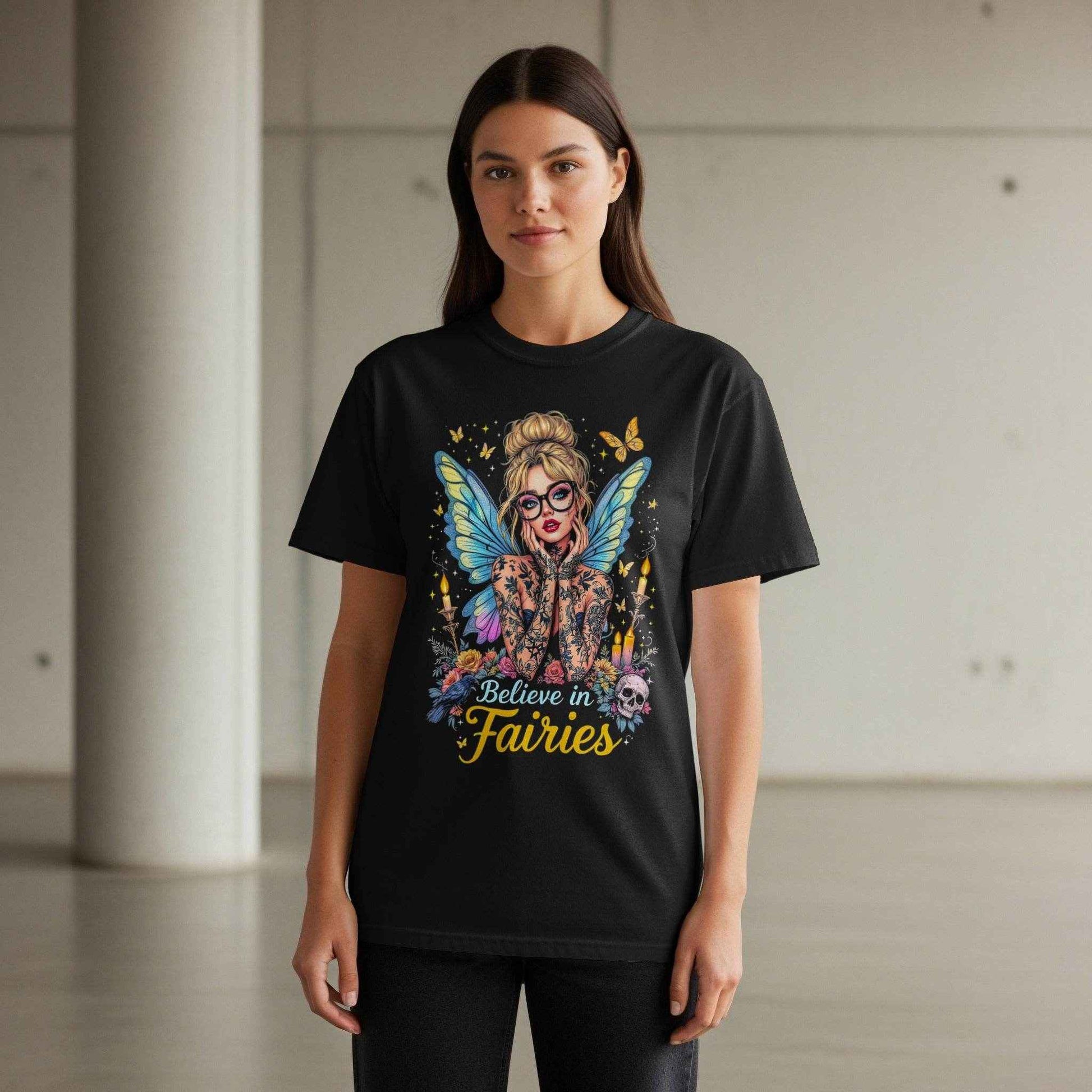Fairy Believe Halftone T-Shirt Design Digital - halftone PNG for T-shirts – Sue Opperman Halftones