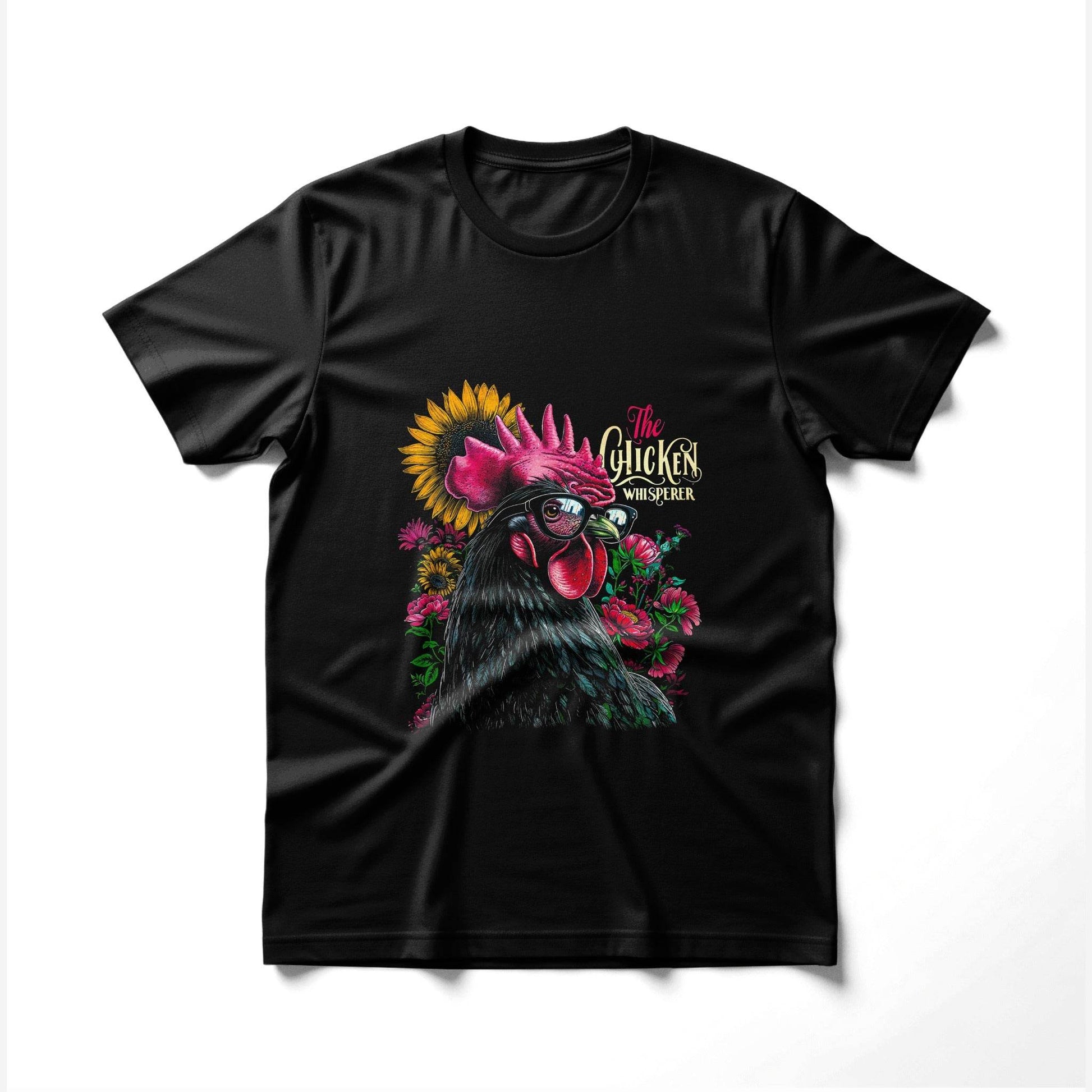 Chicken Whisperer Floral Halftone T-Shirt Design - halftone PNG for T-shirts – Sue Opperman Halftones