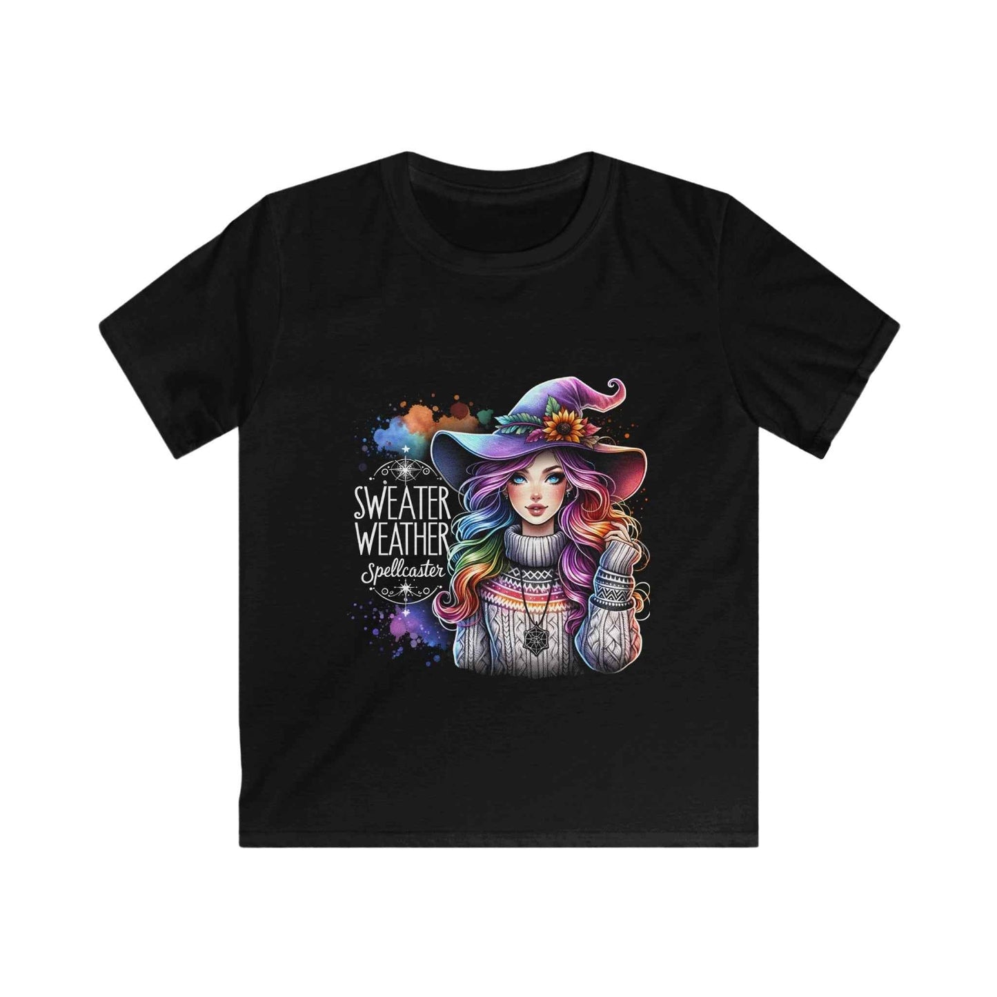 Sweater Weather Spellcaster Digital Halftoned T-Shirt Design - halftone PNG for T-shirts – Sue Opperman Halftones