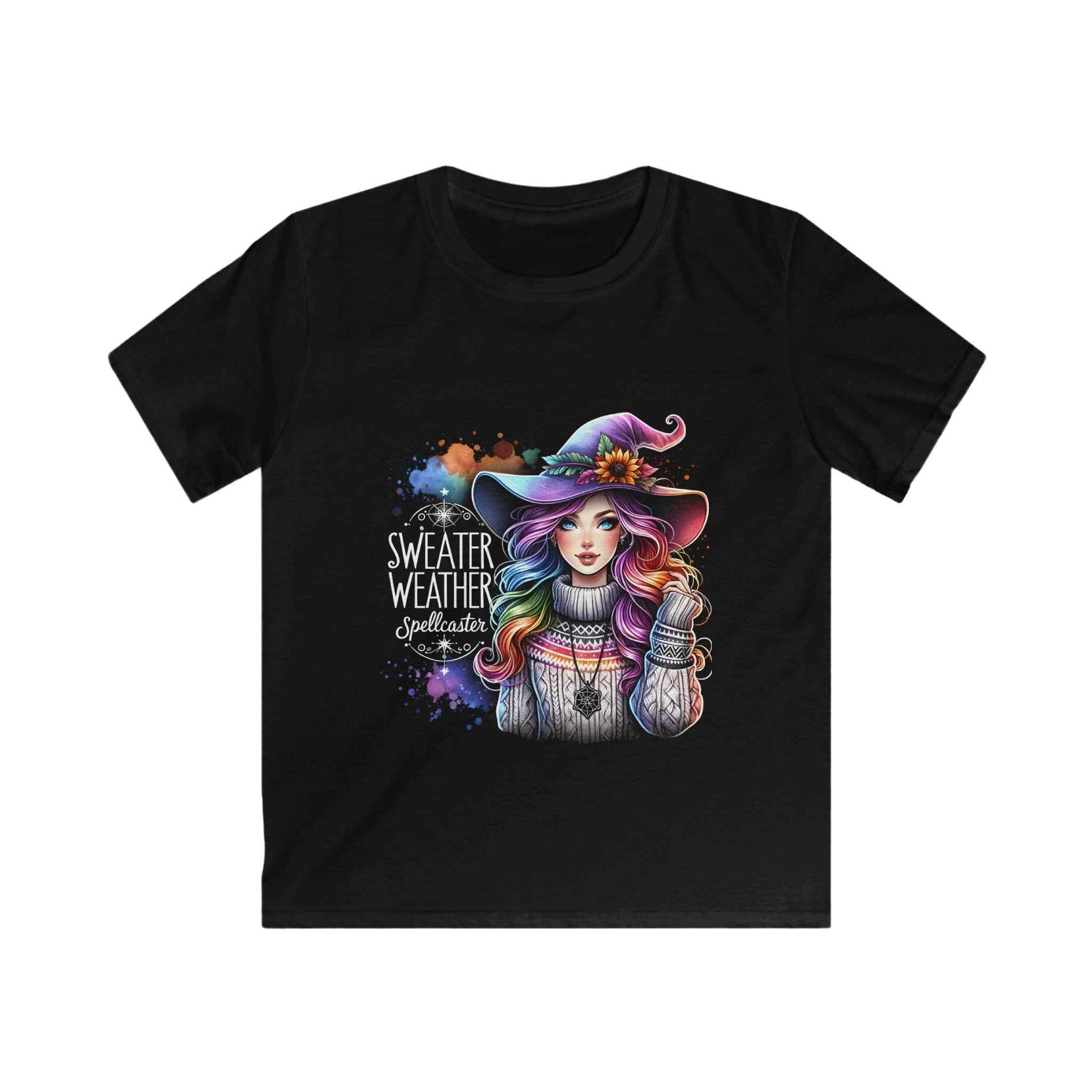 Sweater Weather Spellcaster Digital Halftoned T-Shirt Design - halftone PNG for T-shirts – Sue Opperman Halftones