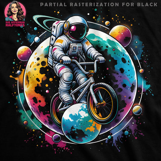 Bike Halftone T-Shirt Design - halftone PNG for T-shirts – Sue Opperman Halftones