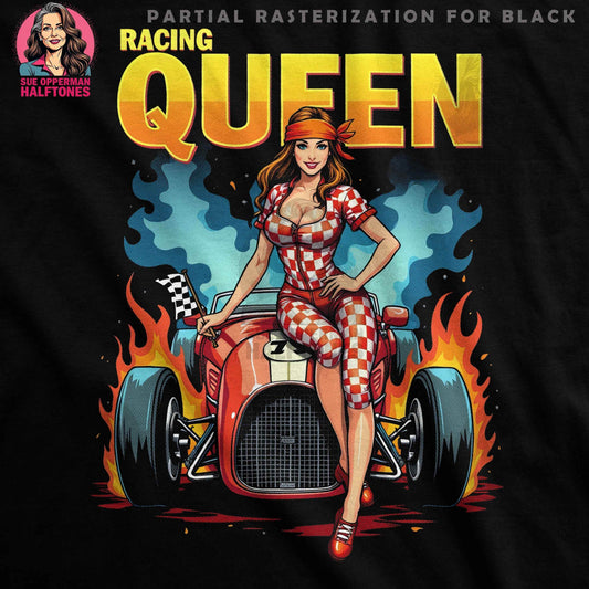 Car Halftone T-Shirt Design - halftone PNG for T-shirts – Sue Opperman Halftones