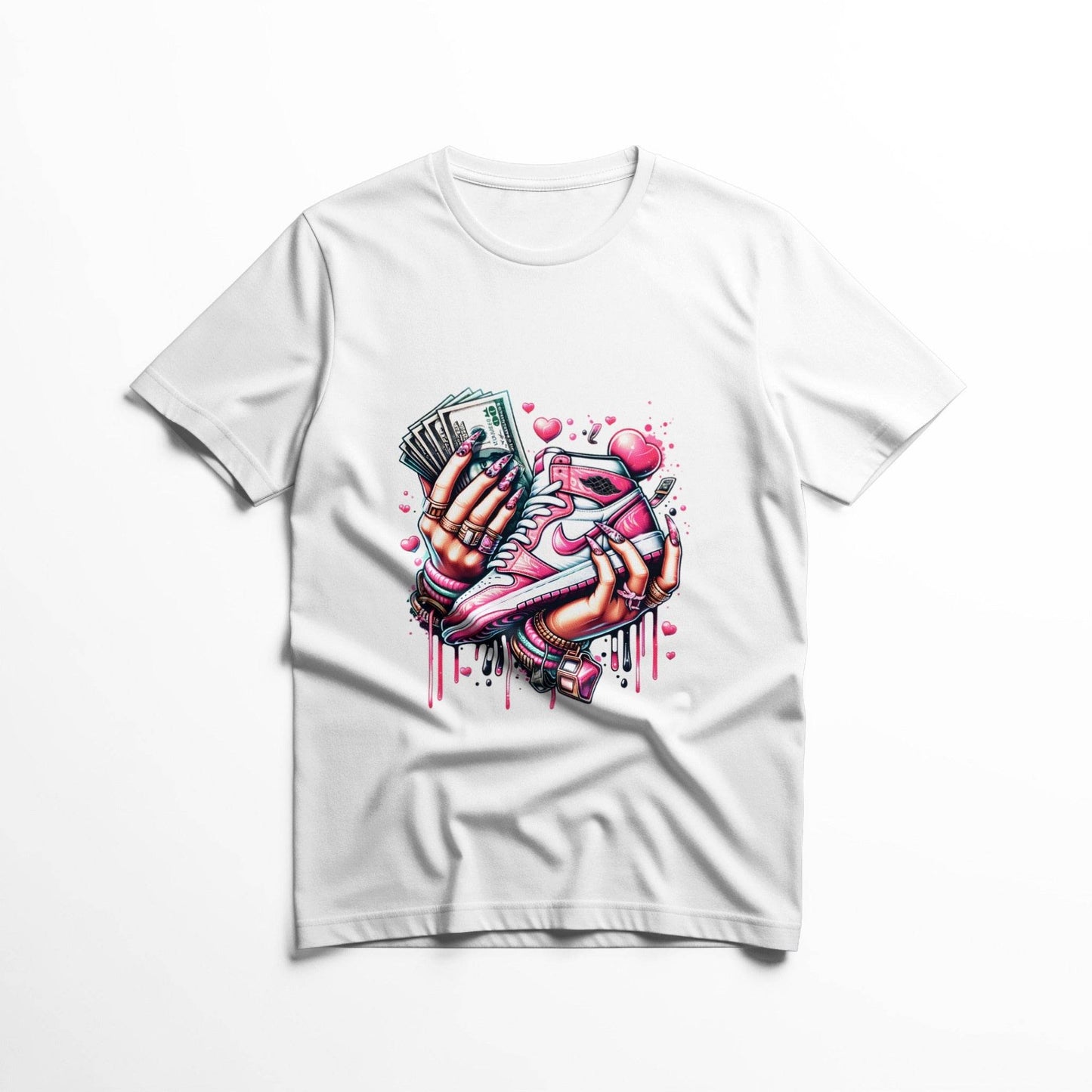 Glamour Sneaker and Money Theme Universal Print Bundle - halftone PNG for T-shirts – Sue Opperman Halftones