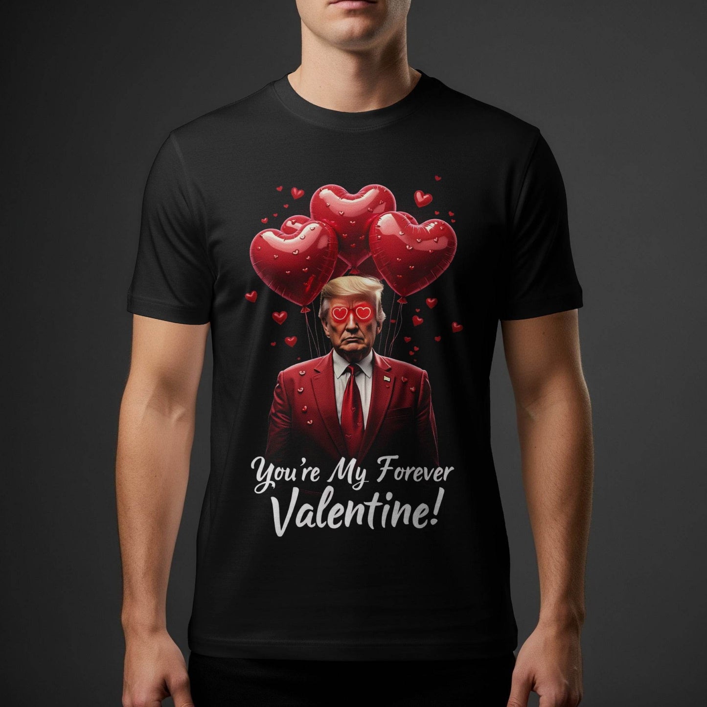 Valentines Trump Halftone T-Shirt Design - halftone PNG for T-shirts – Sue Opperman Halftones