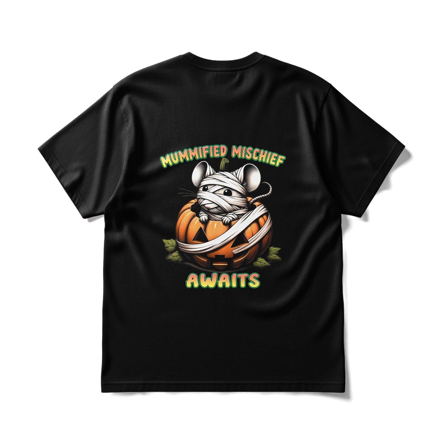 Halloween Mummy Mouse Pumpkin Halftone T-Shirt Design - halftone PNG for T-shirts – Sue Opperman Halftones