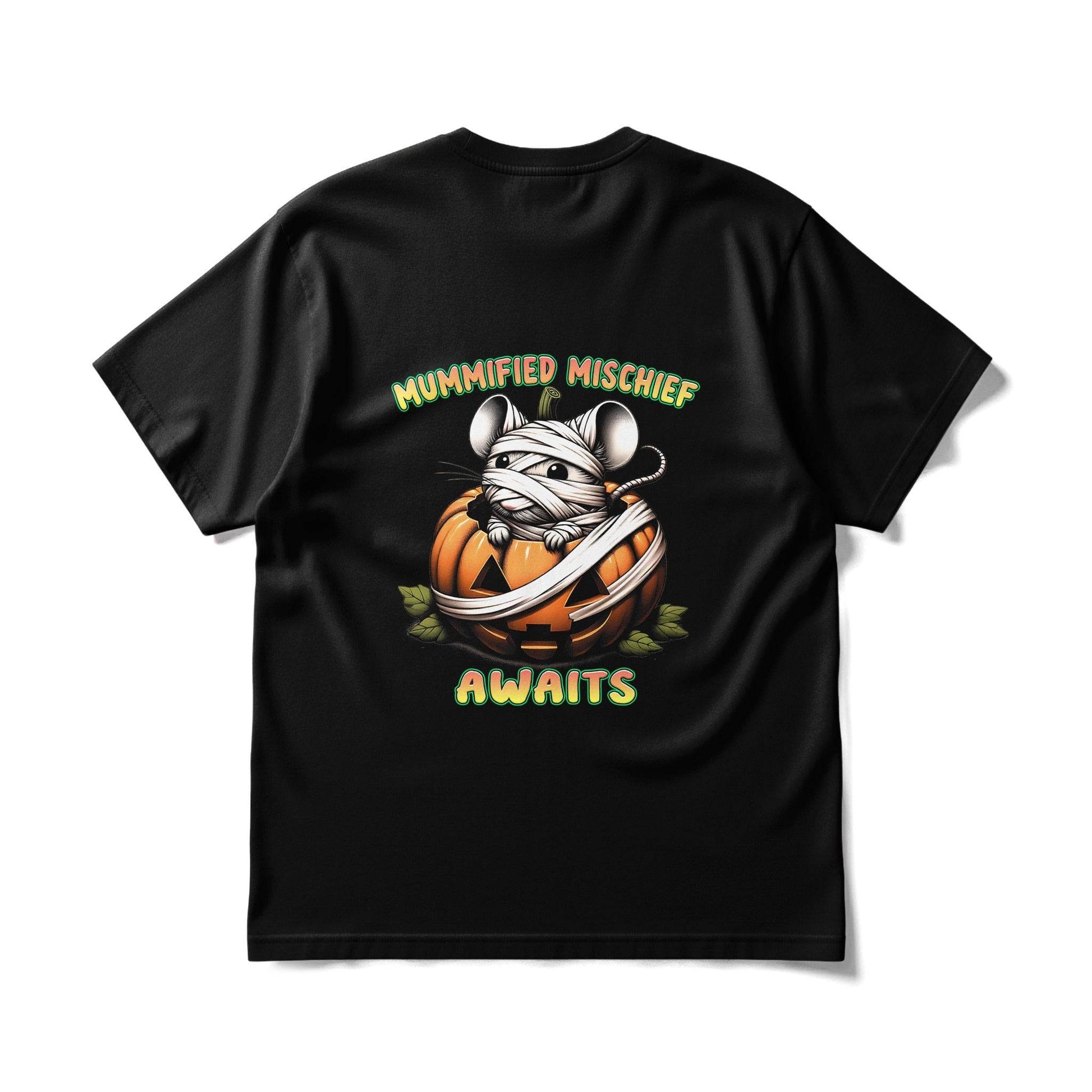 Halloween Mummy Mouse Pumpkin Halftone T-Shirt Design - halftone PNG for T-shirts – Sue Opperman Halftones