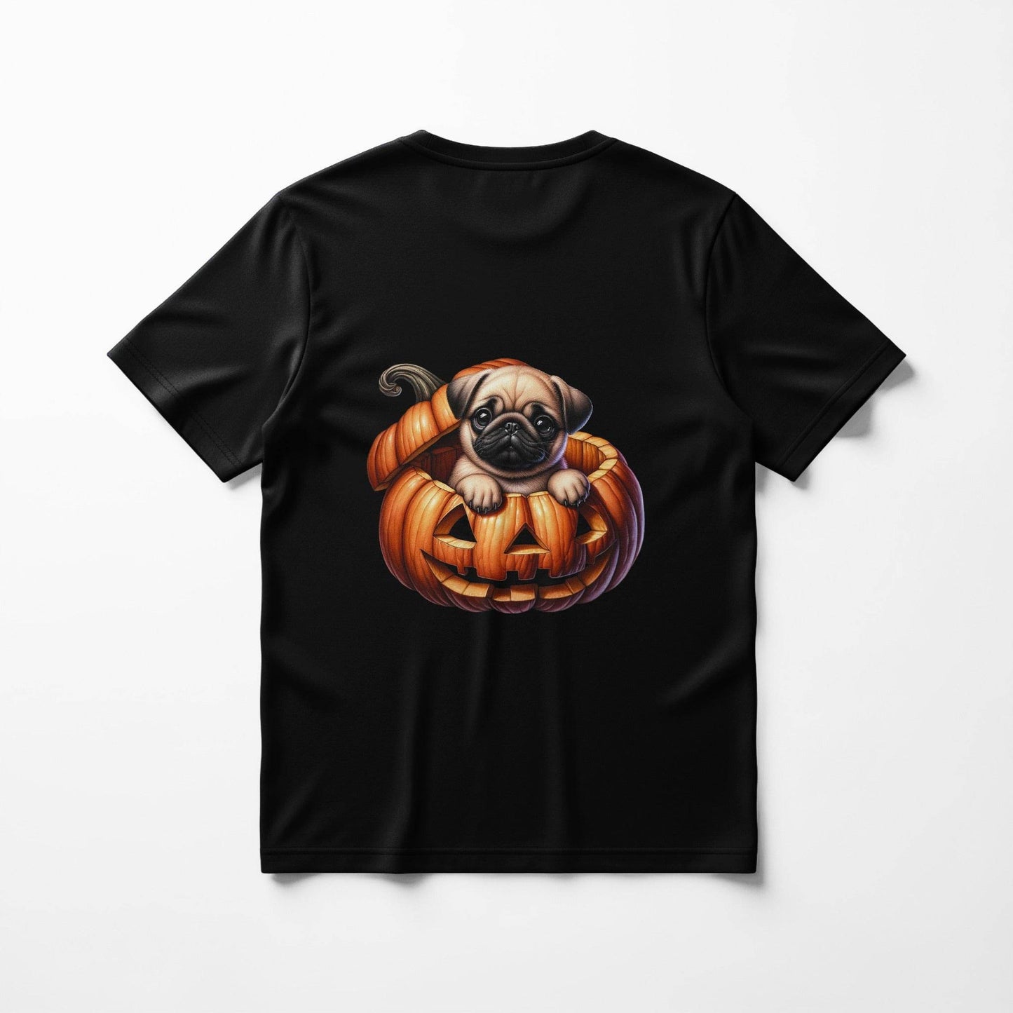 Cute Halloween Pug Halftone T-Shirt Design - halftone PNG for T-shirts – Sue Opperman Halftones