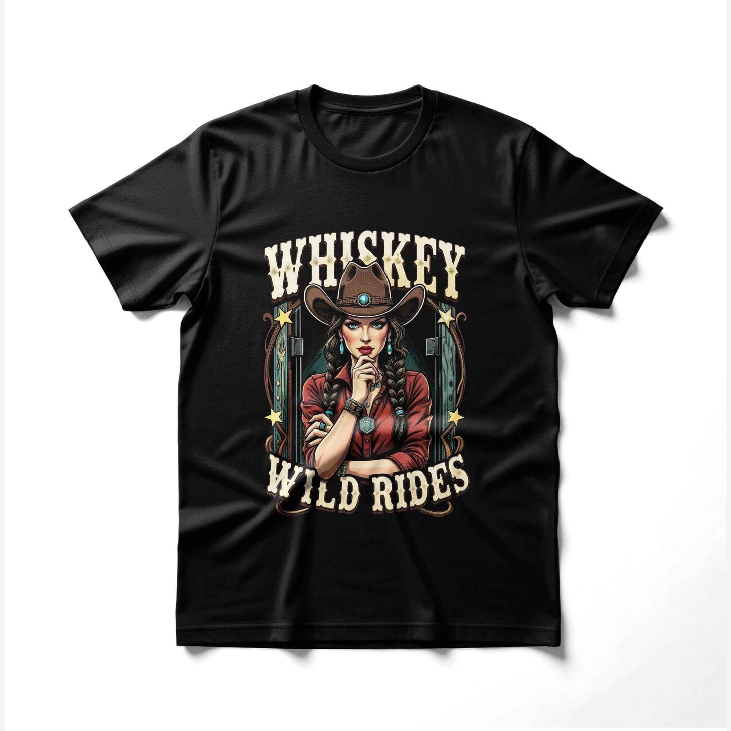 Cowgirl Halftone T-Shirt Design - halftone PNG for T-shirts – Sue Opperman Halftones