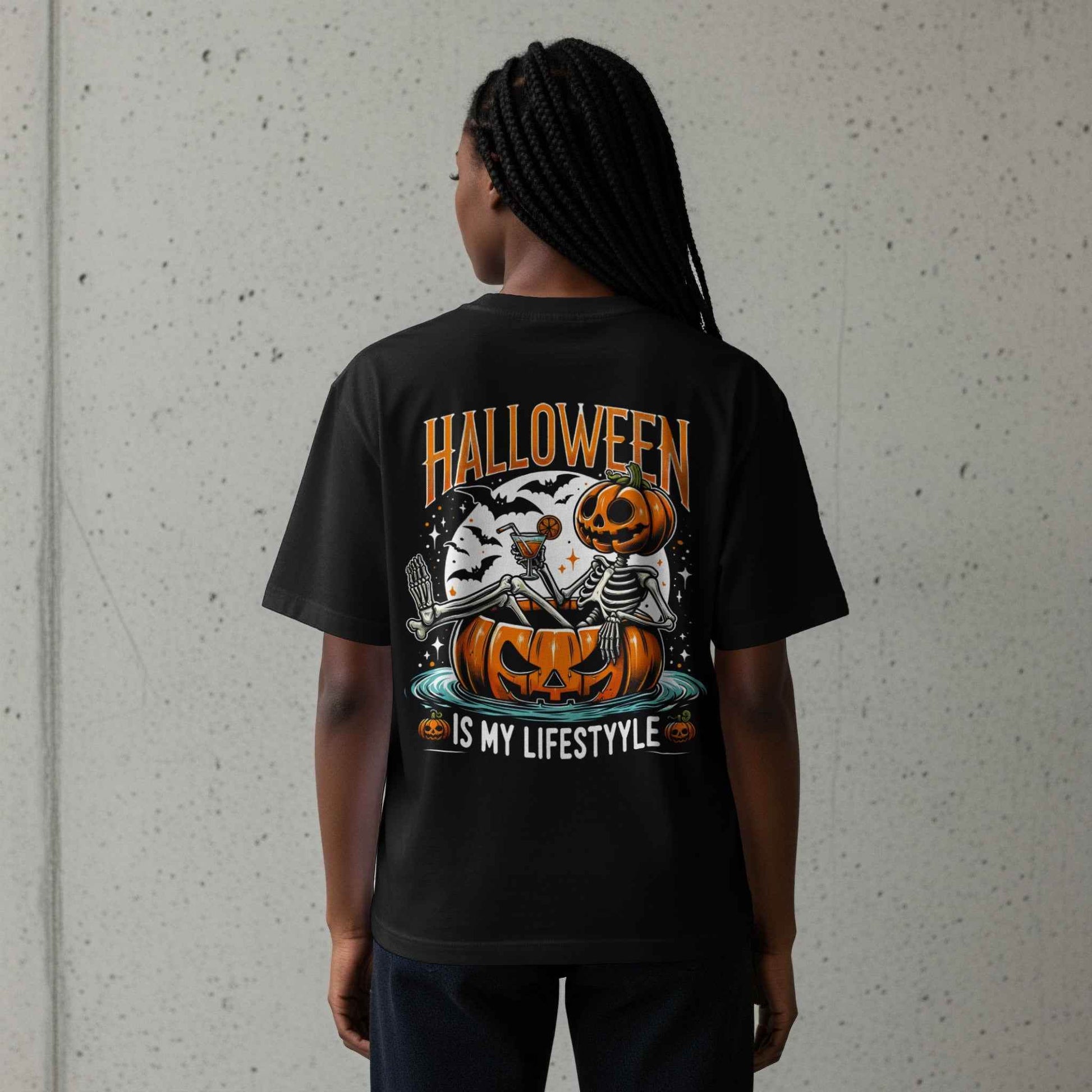 Halloween Lifestyle Skeleton Halftone T-Shirt Design Digital - halftone PNG for T-shirts – Sue Opperman Halftones