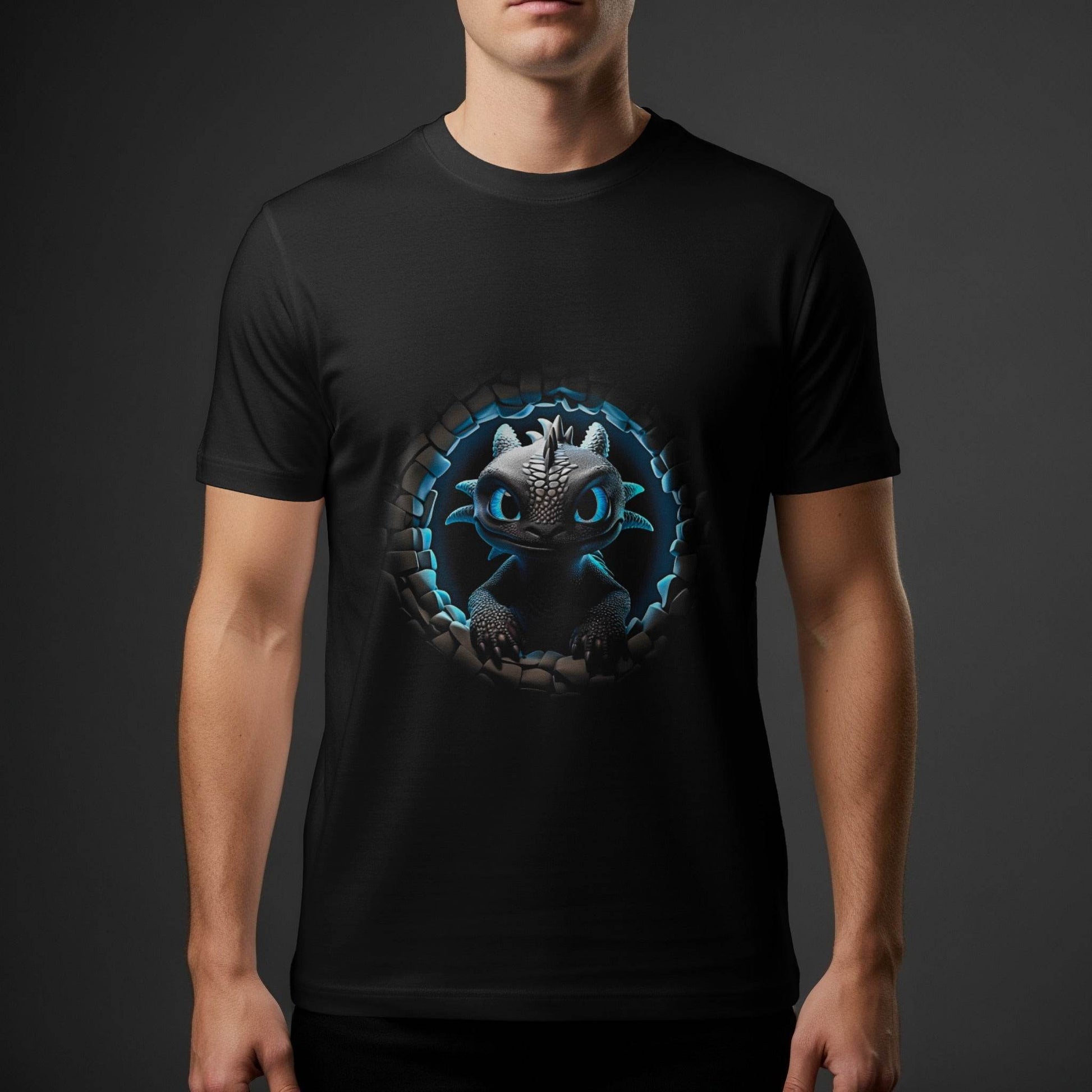 Fantasy Dragon Character Design Halftoned T-Shirt Design - halftone PNG for T-shirts – Sue Opperman Halftones