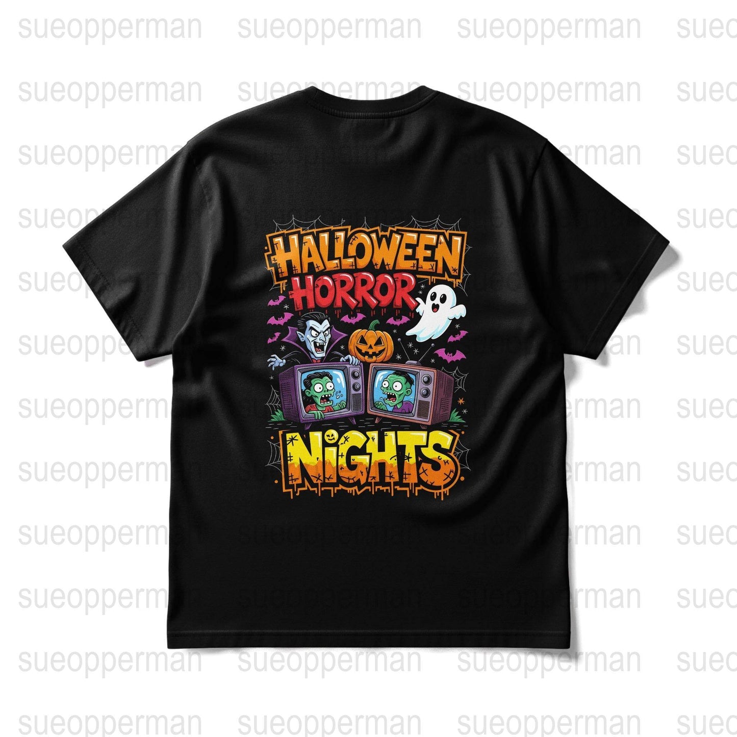 Halloween Halftone T-Shirt Design Digital - halftone PNG for T-shirts – Sue Opperman Halftones