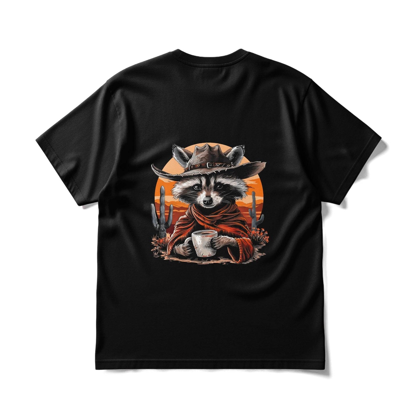 Animals Western Raccoon With Hat Universal Print Bundle - halftone PNG for T-shirts – Sue Opperman Halftones