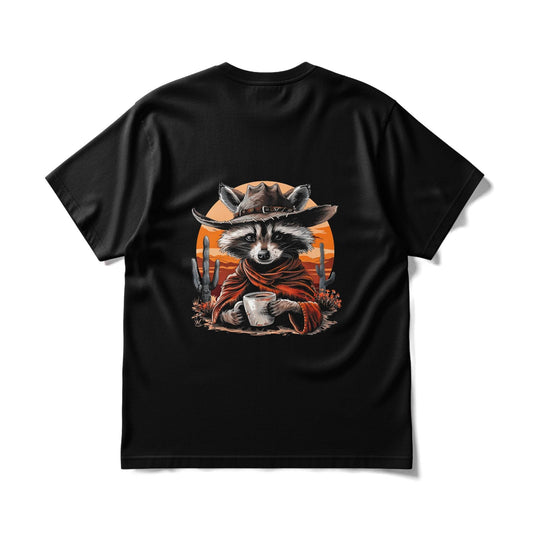 Animals Western Raccoon With Hat Universal Print Bundle - halftone PNG for T-shirts – Sue Opperman Halftones
