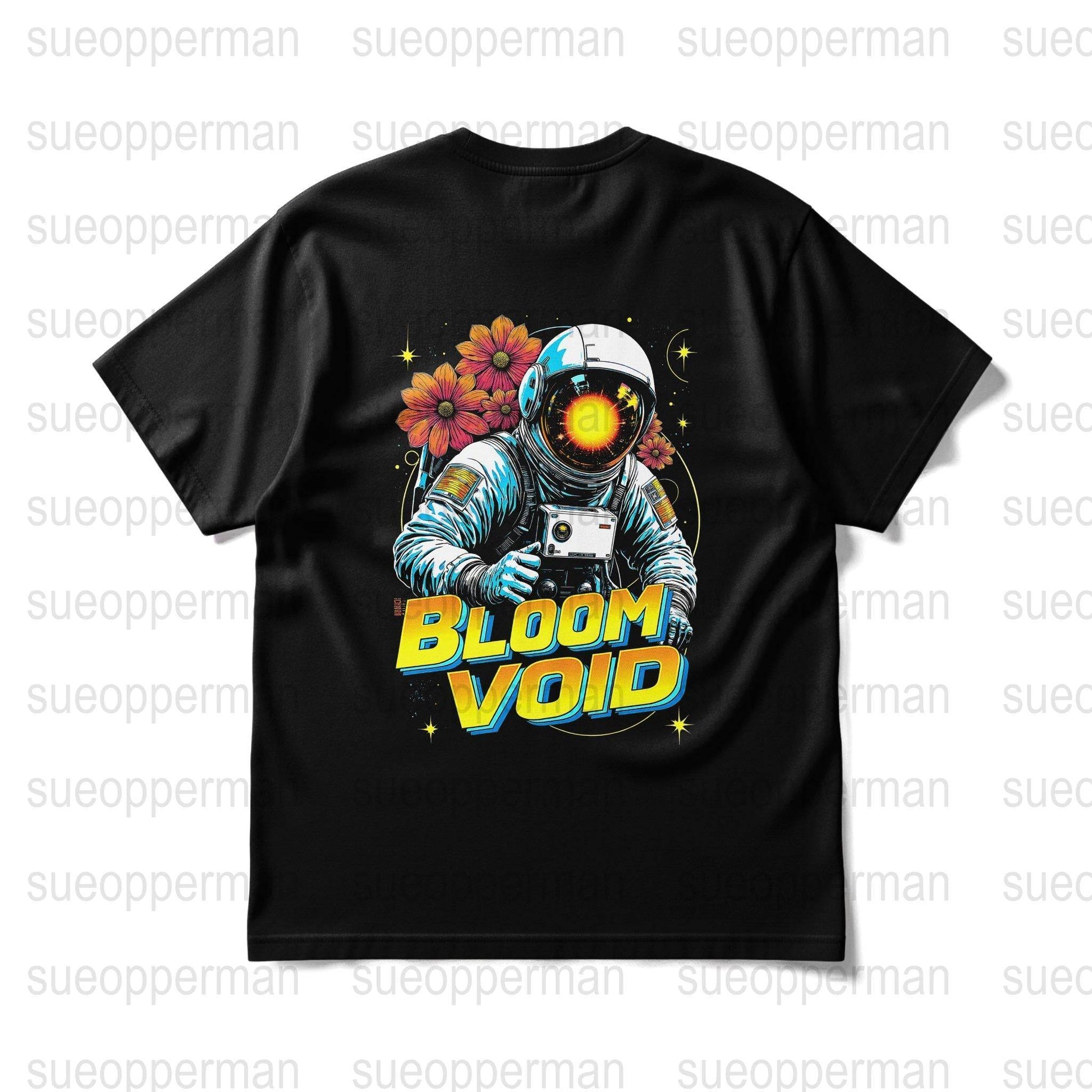 Astronaut Bloom Void Halftone T-Shirt Design Digital - halftone PNG for T-shirts – Sue Opperman Halftones