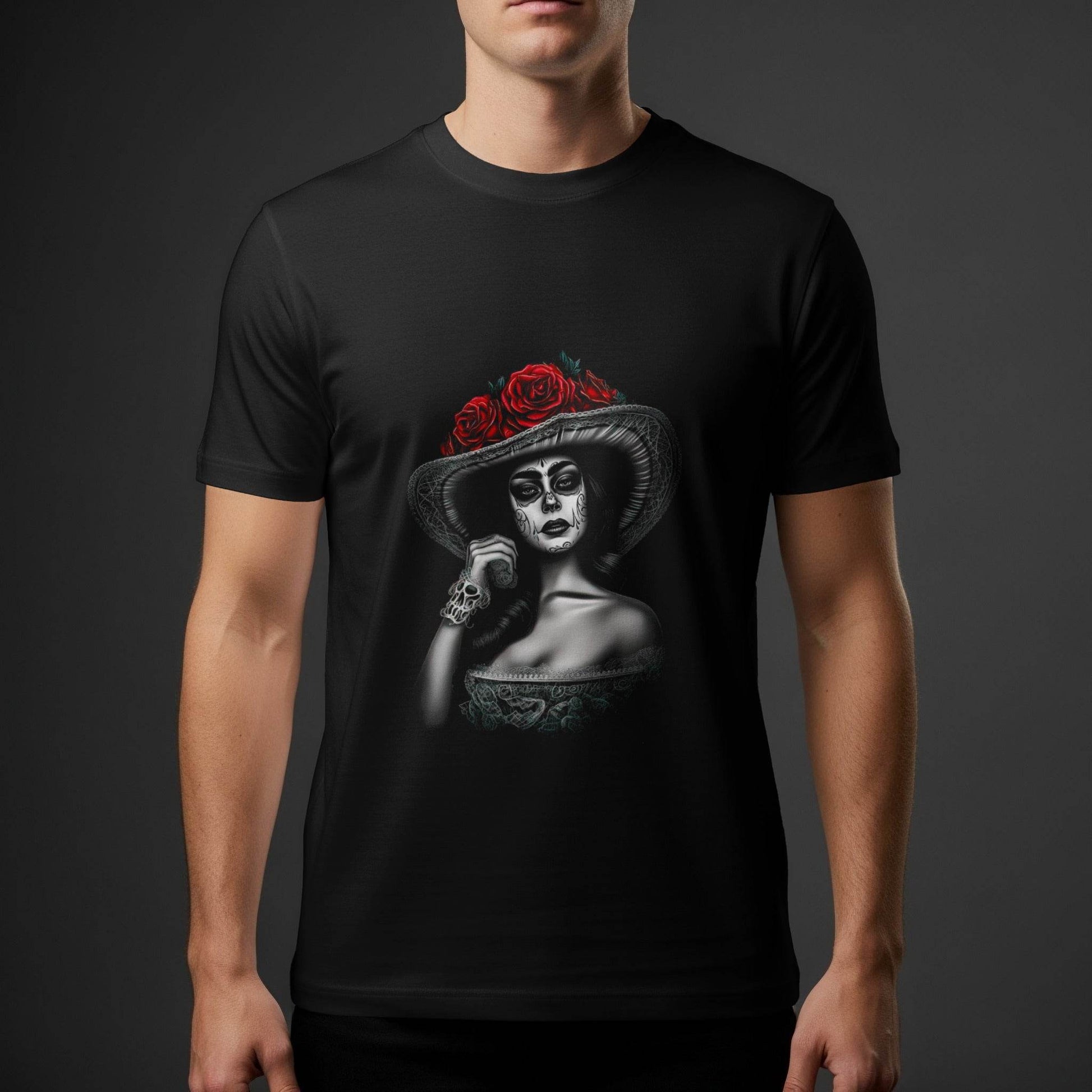 Glamour Woman Flowers Halftone T-Shirt Design - halftone PNG for T-shirts – Sue Opperman Halftones