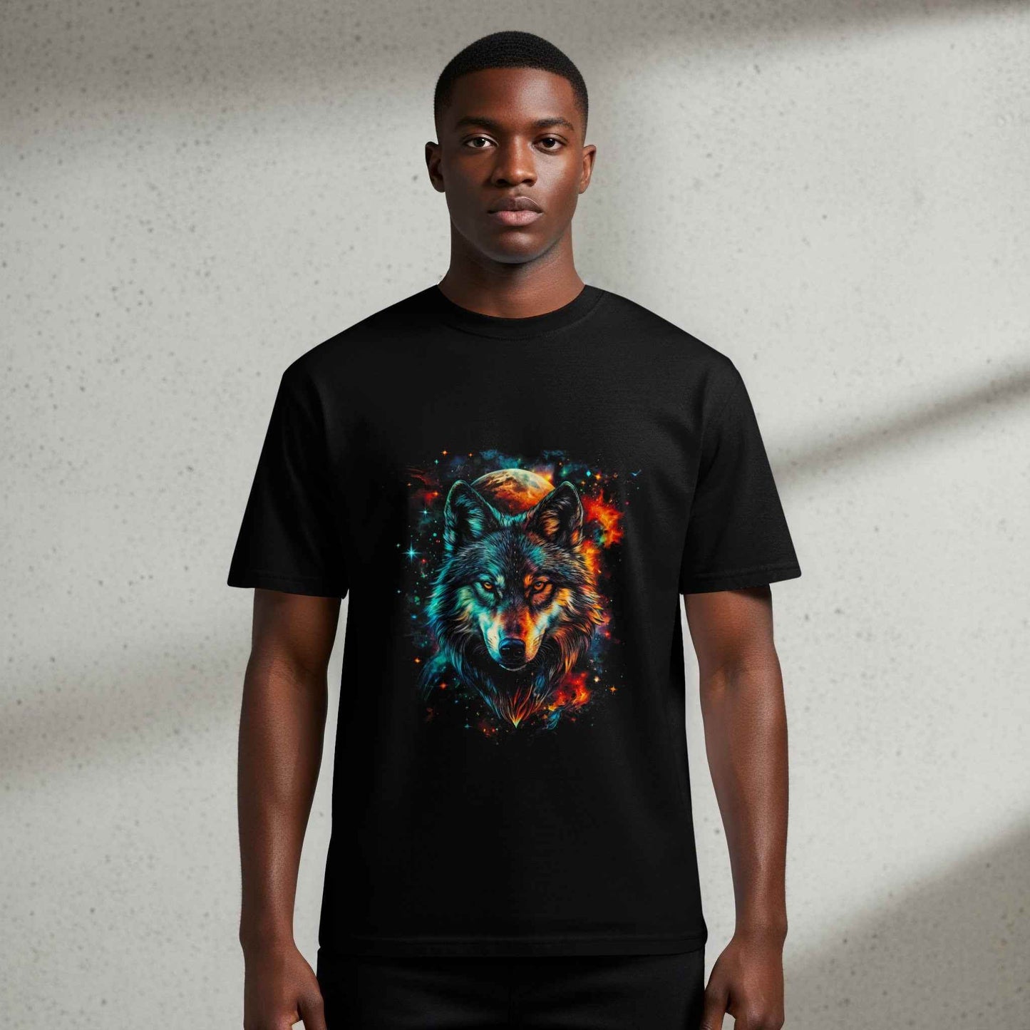 Colorful Wolf Head Halftone T-Shirt Design - halftone PNG for T-shirts – Sue Opperman Halftones