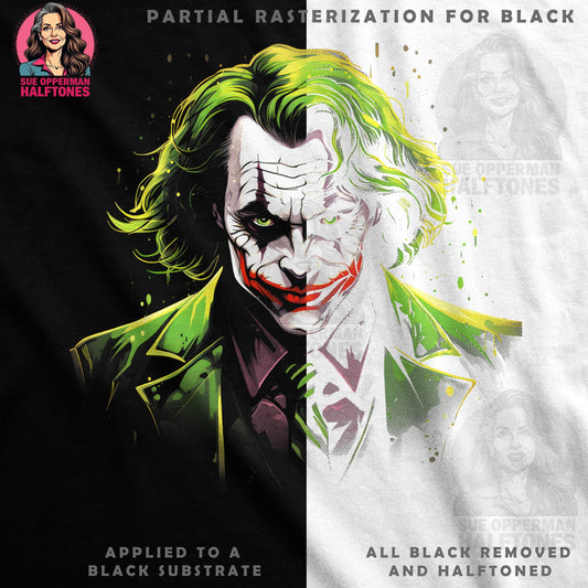 Joker Superhero Halftone T-Shirt Design - halftone PNG for T-shirts – Sue Opperman Halftones