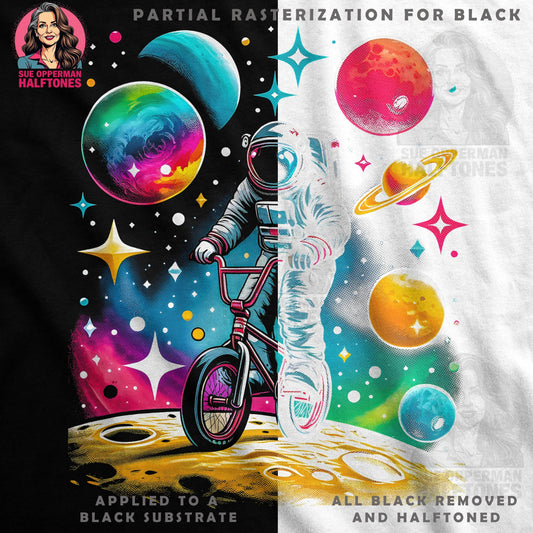 Fantasy Halftone T-Shirt Design - halftone PNG for T-shirts – Sue Opperman Halftones