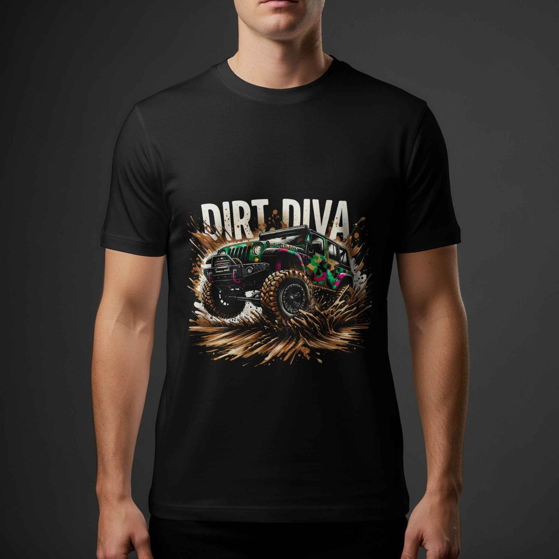 Bike Dirt Diva Halftone T-Shirt Design - halftone PNG for T-shirts – Sue Opperman Halftones
