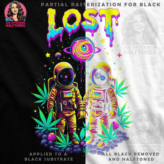 Astronaut Halftone T-Shirt Design - halftone PNG for T-shirts – Sue Opperman Halftones