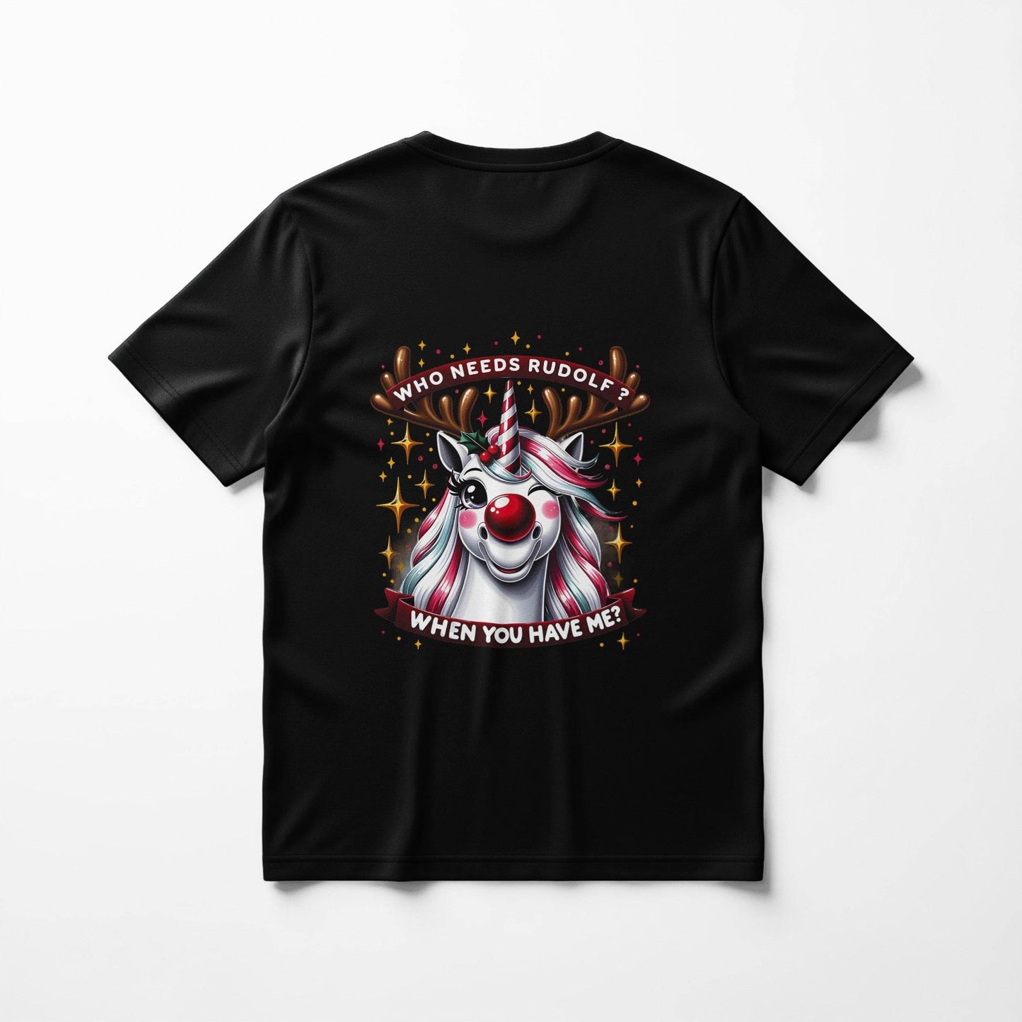 Christmas Unicorn Halftone T-Shirt Design - halftone PNG for T-shirts – Sue Opperman Halftones
